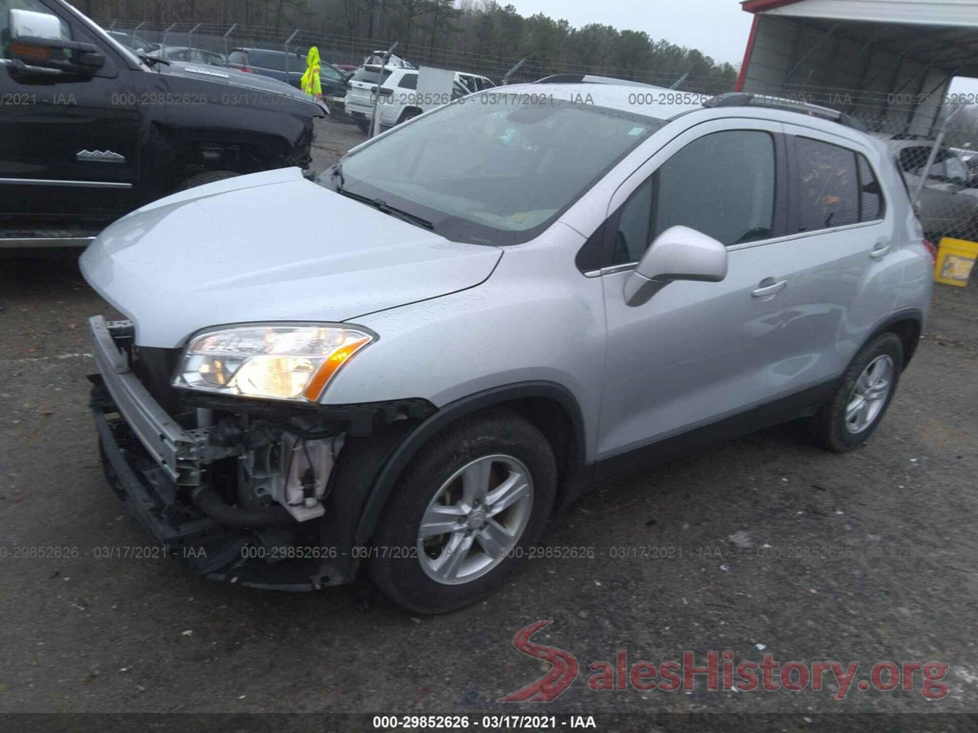 3GNCJLSB7GL219634 2016 CHEVROLET TRAX