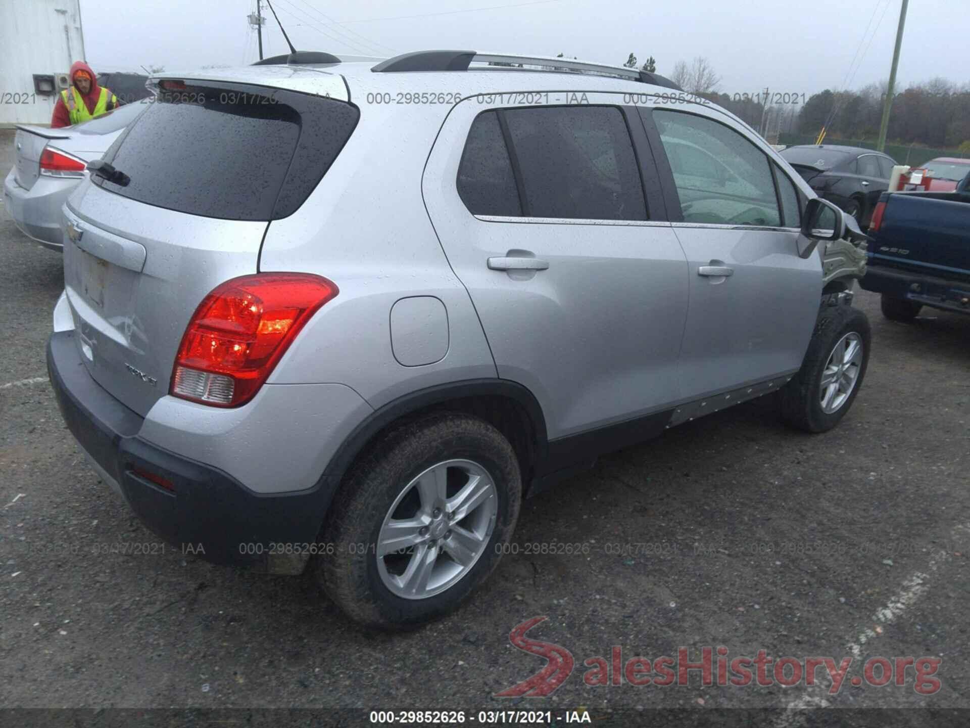 3GNCJLSB7GL219634 2016 CHEVROLET TRAX