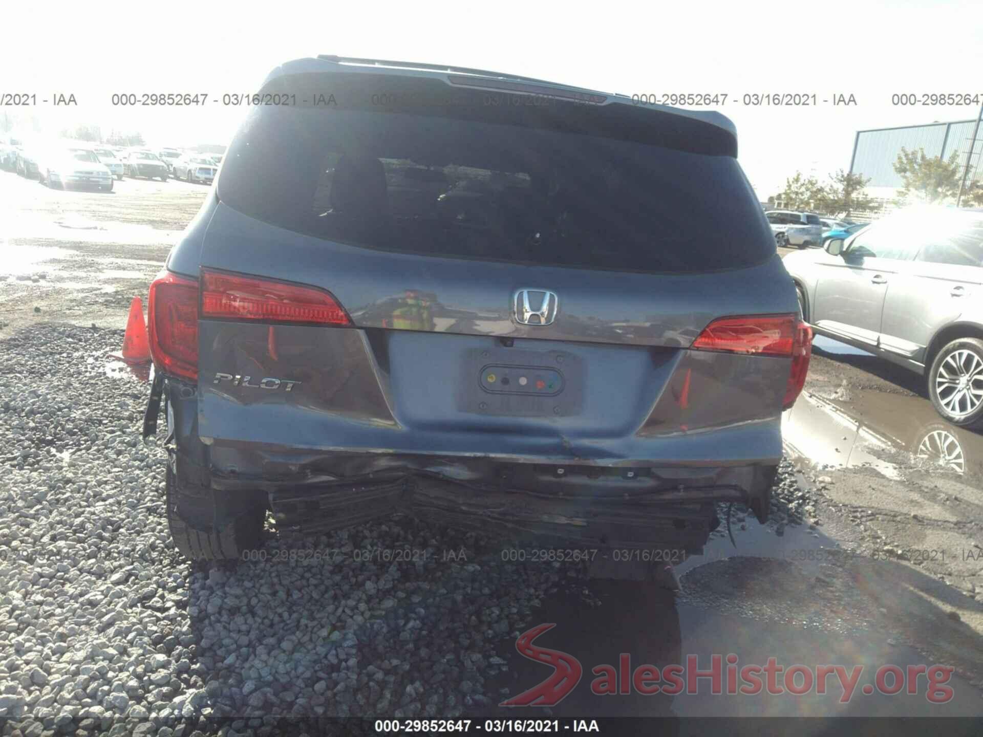 5FNYF5H59GB014022 2016 HONDA PILOT