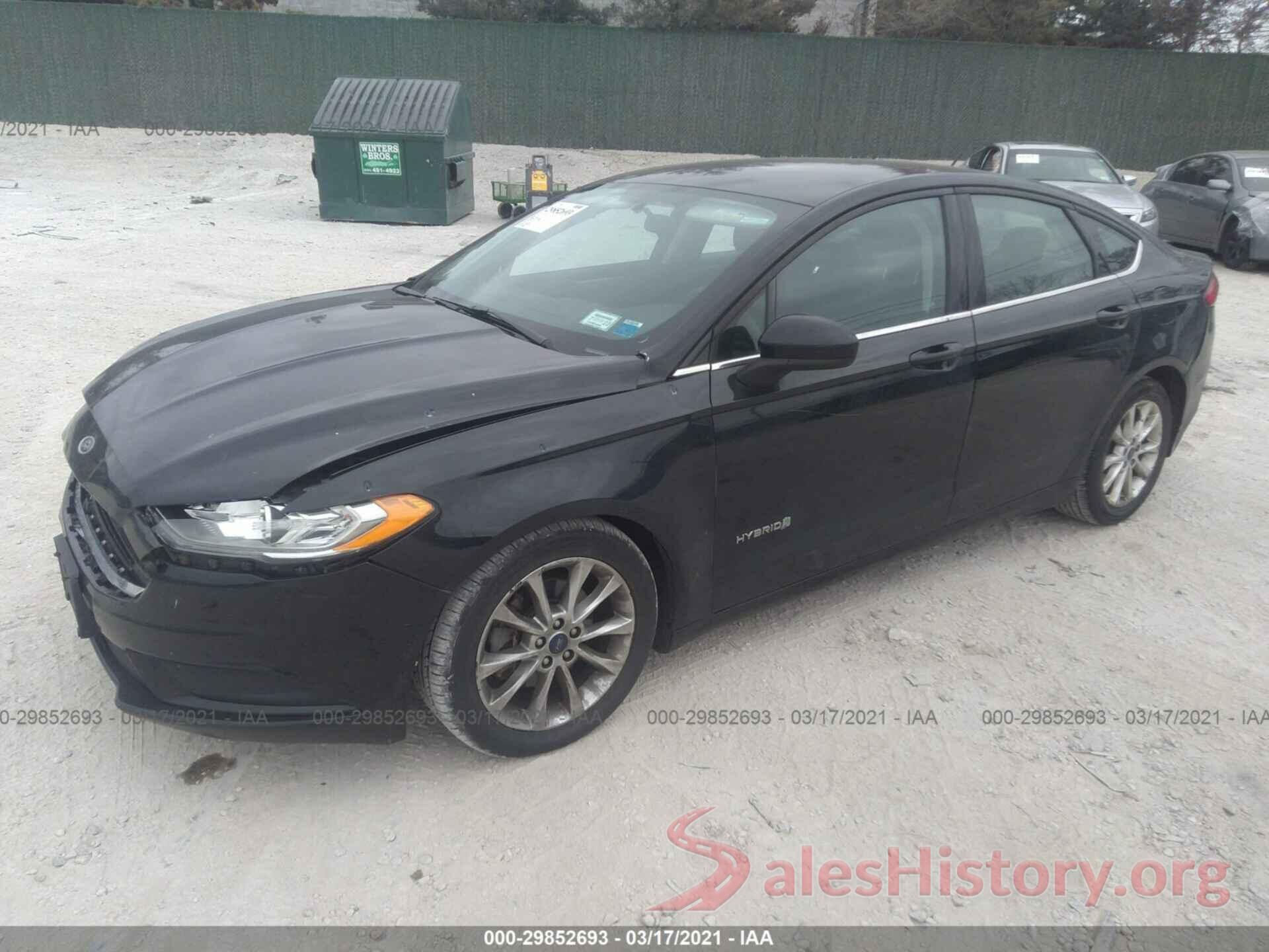 3FA6P0LU4HR120809 2017 FORD FUSION