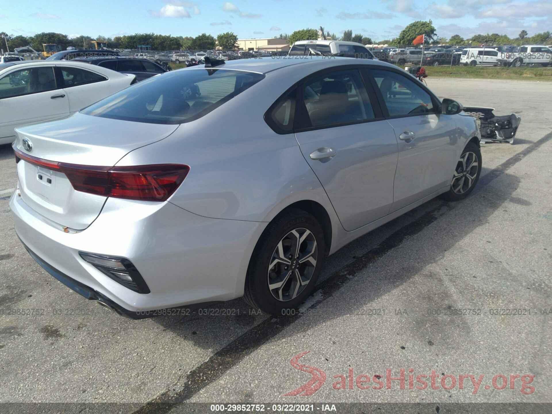 3KPF24AD8LE213061 2020 KIA FORTE