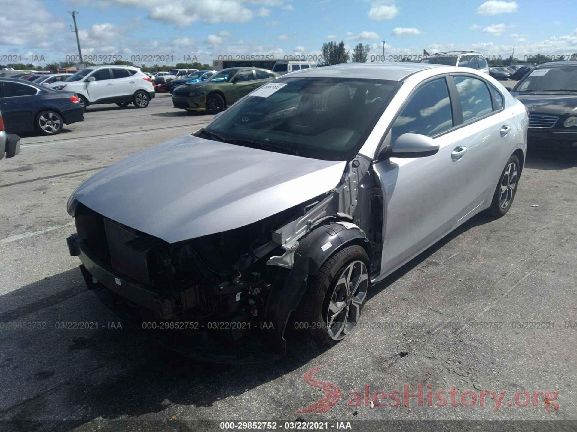 3KPF24AD8LE213061 2020 KIA FORTE