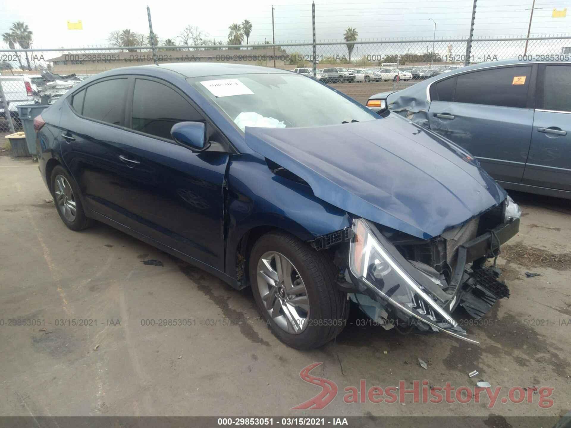 5NPD84LFXLH533000 2020 HYUNDAI ELANTRA