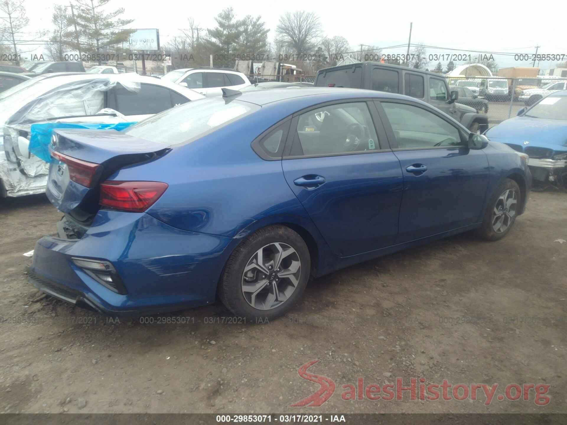 3KPF24AD7LE203072 2020 KIA FORTE