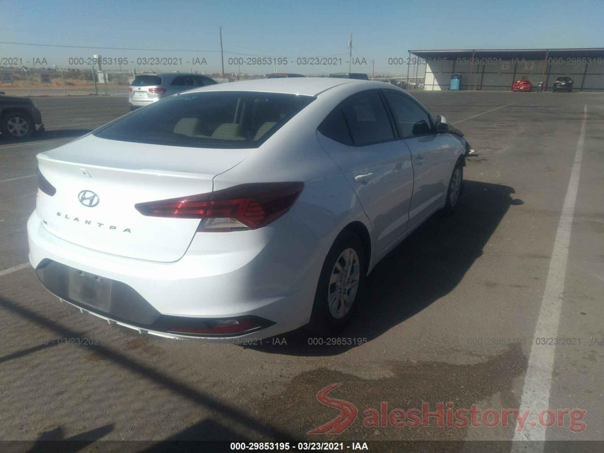 5NPD74LF5LH498384 2020 HYUNDAI ELANTRA