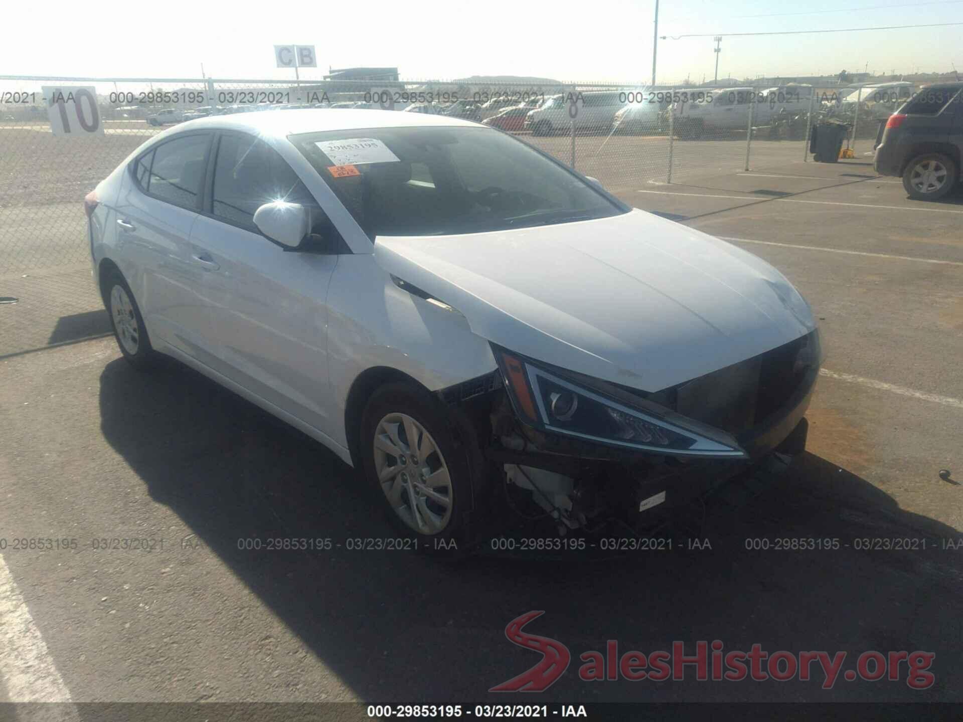 5NPD74LF5LH498384 2020 HYUNDAI ELANTRA