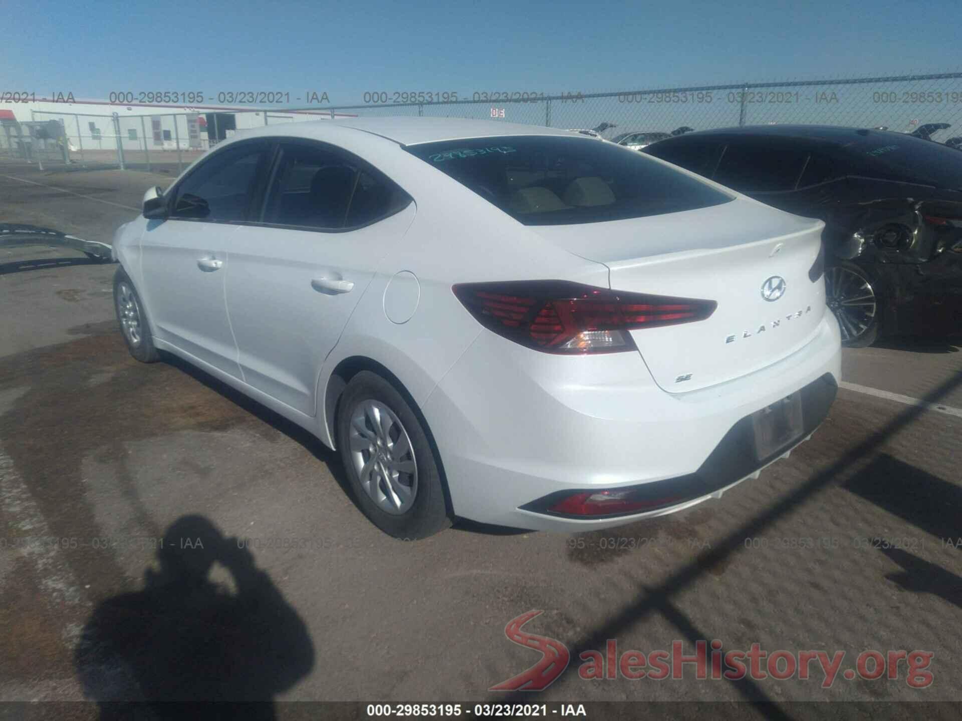 5NPD74LF5LH498384 2020 HYUNDAI ELANTRA