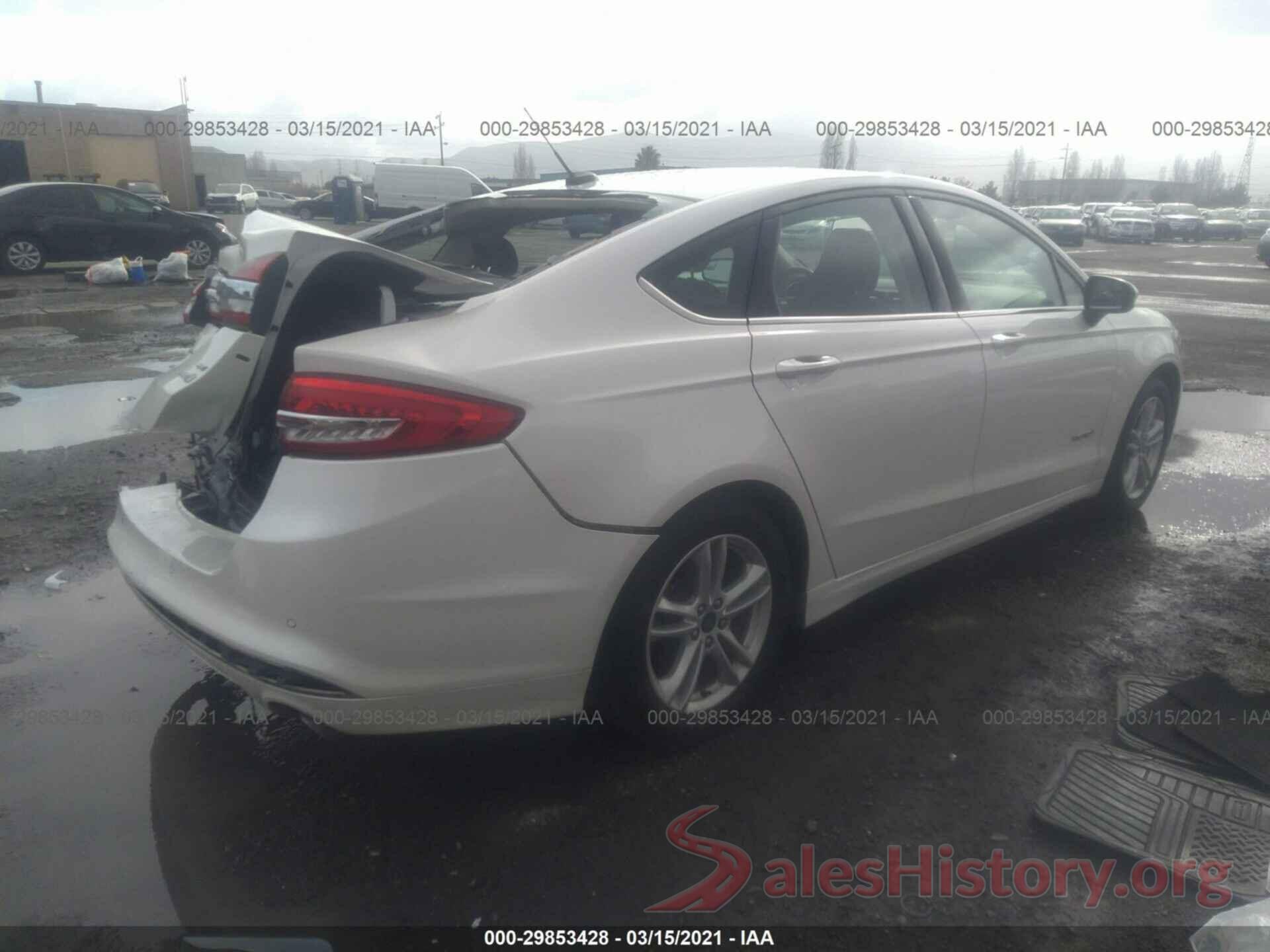 3FA6P0LU3JR246472 2018 FORD FUSION HYBRID