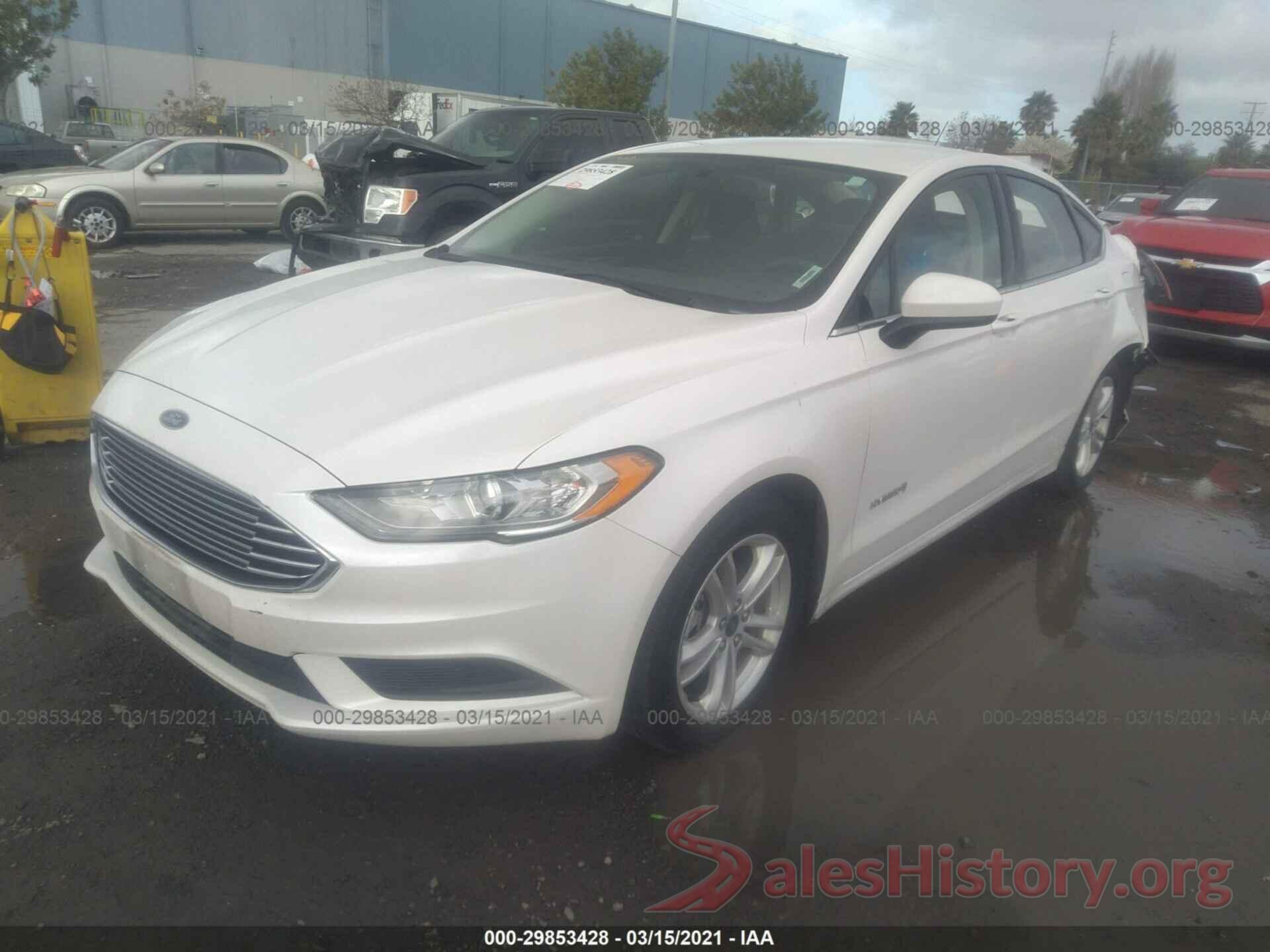 3FA6P0LU3JR246472 2018 FORD FUSION HYBRID