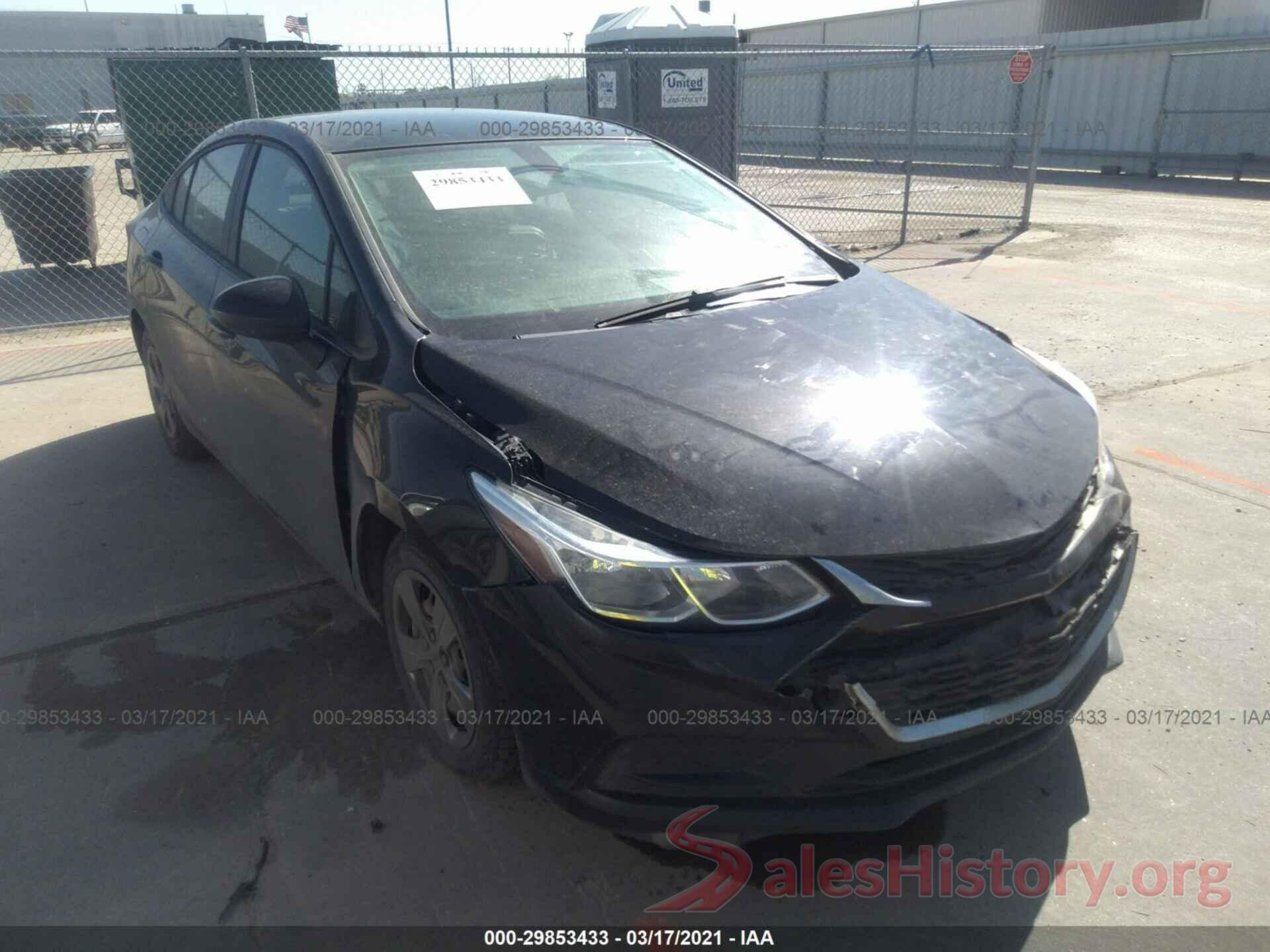 1G1BC5SMXJ7128843 2018 CHEVROLET CRUZE