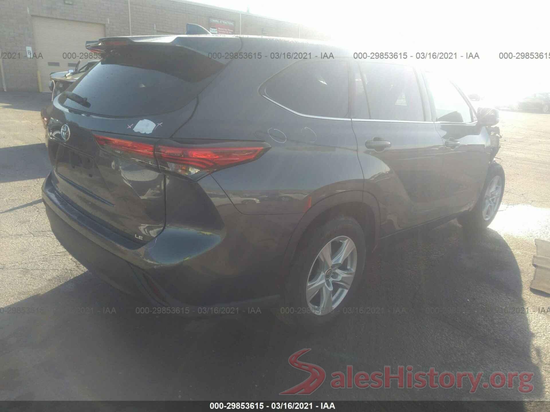 5TDZZRAH3LS011016 2020 TOYOTA HIGHLANDER