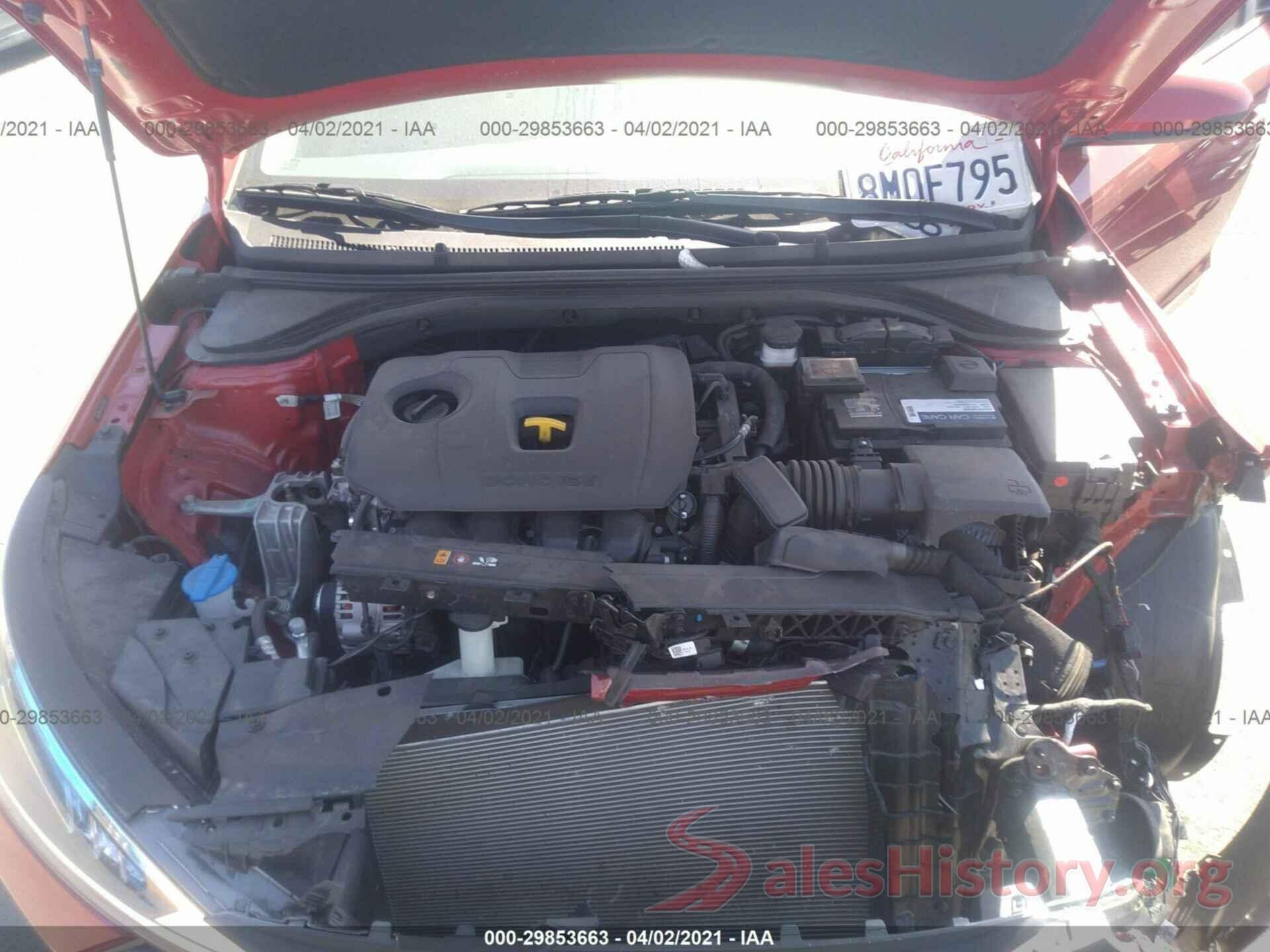 5NPD84LF8LH518222 2020 HYUNDAI ELANTRA