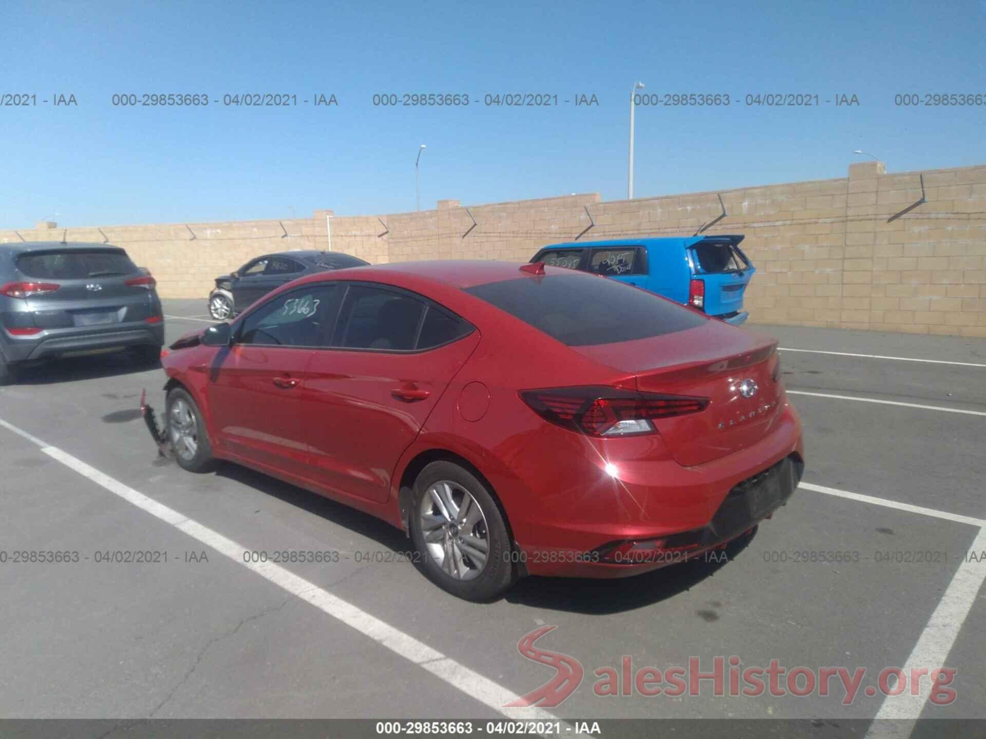 5NPD84LF8LH518222 2020 HYUNDAI ELANTRA