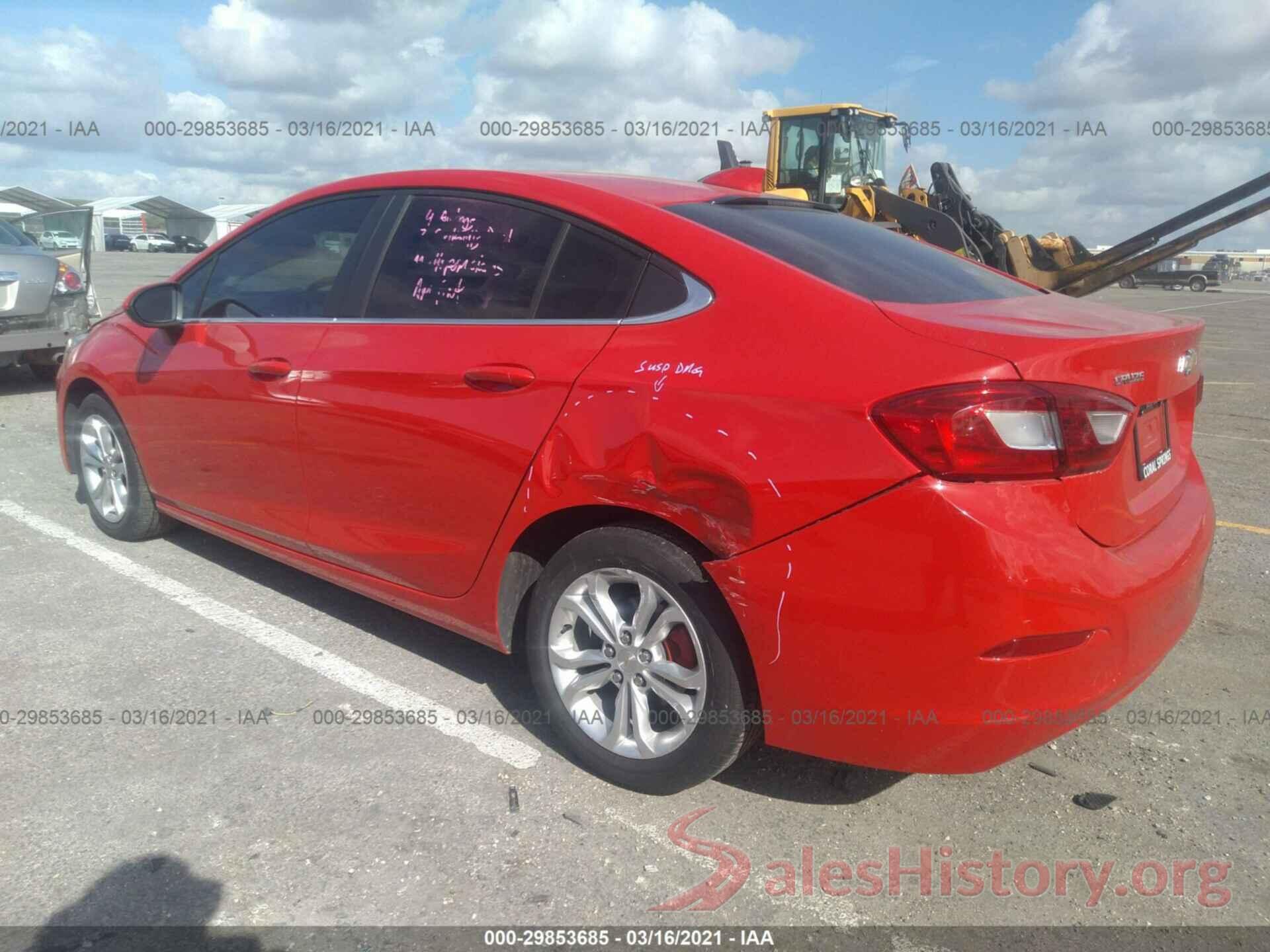 1G1BE5SM3K7114813 2019 CHEVROLET CRUZE