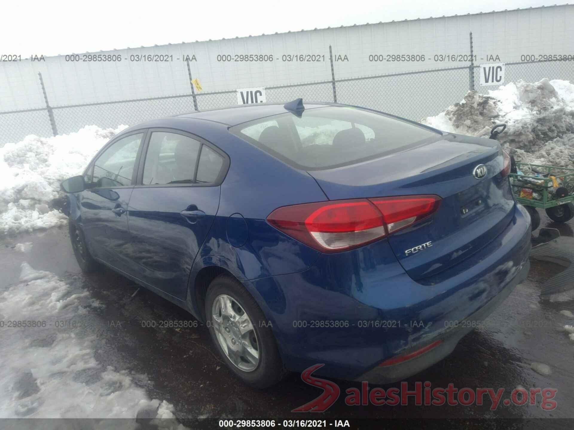 3KPFL4A72JE164847 2018 KIA FORTE