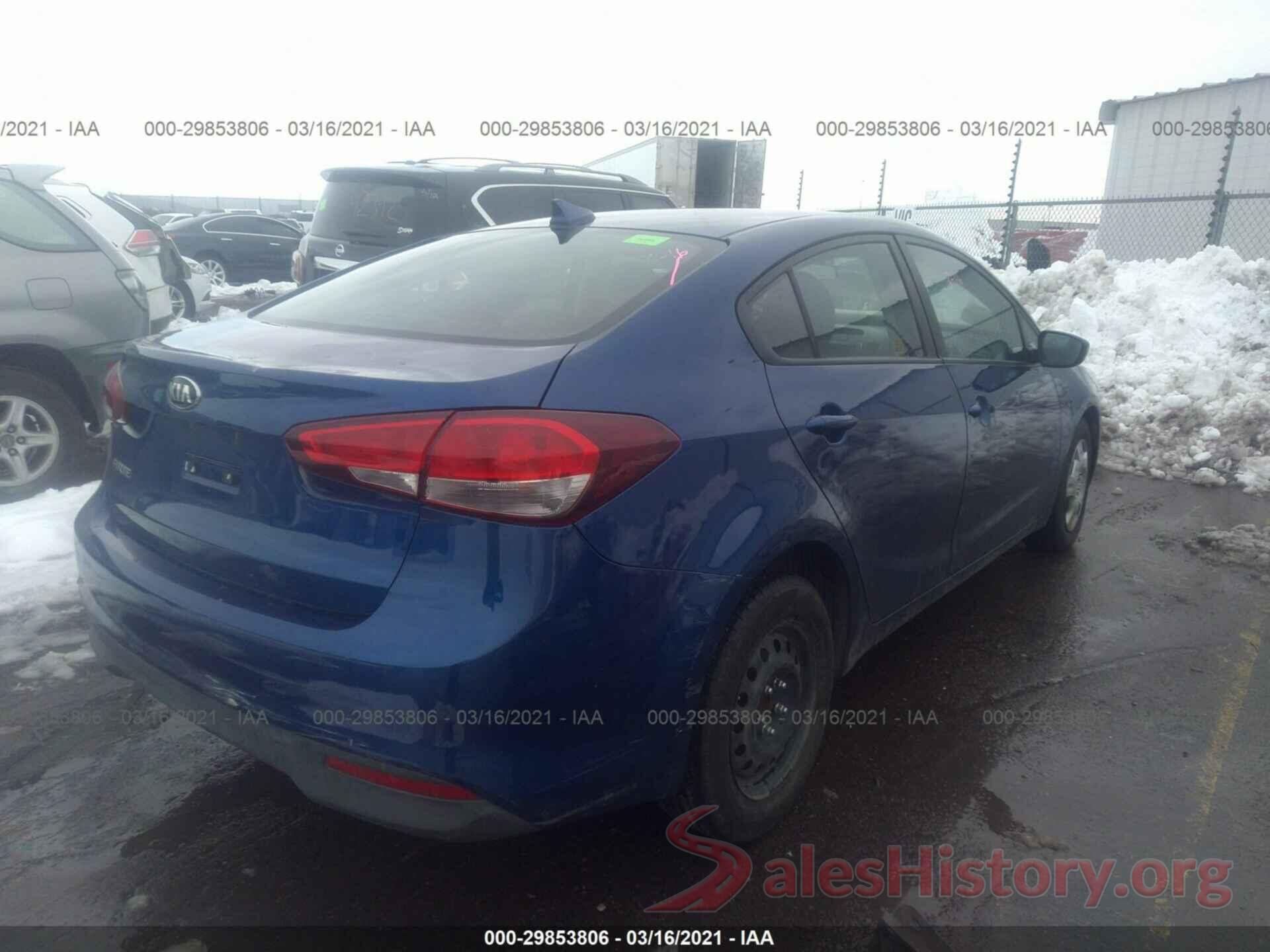 3KPFL4A72JE164847 2018 KIA FORTE