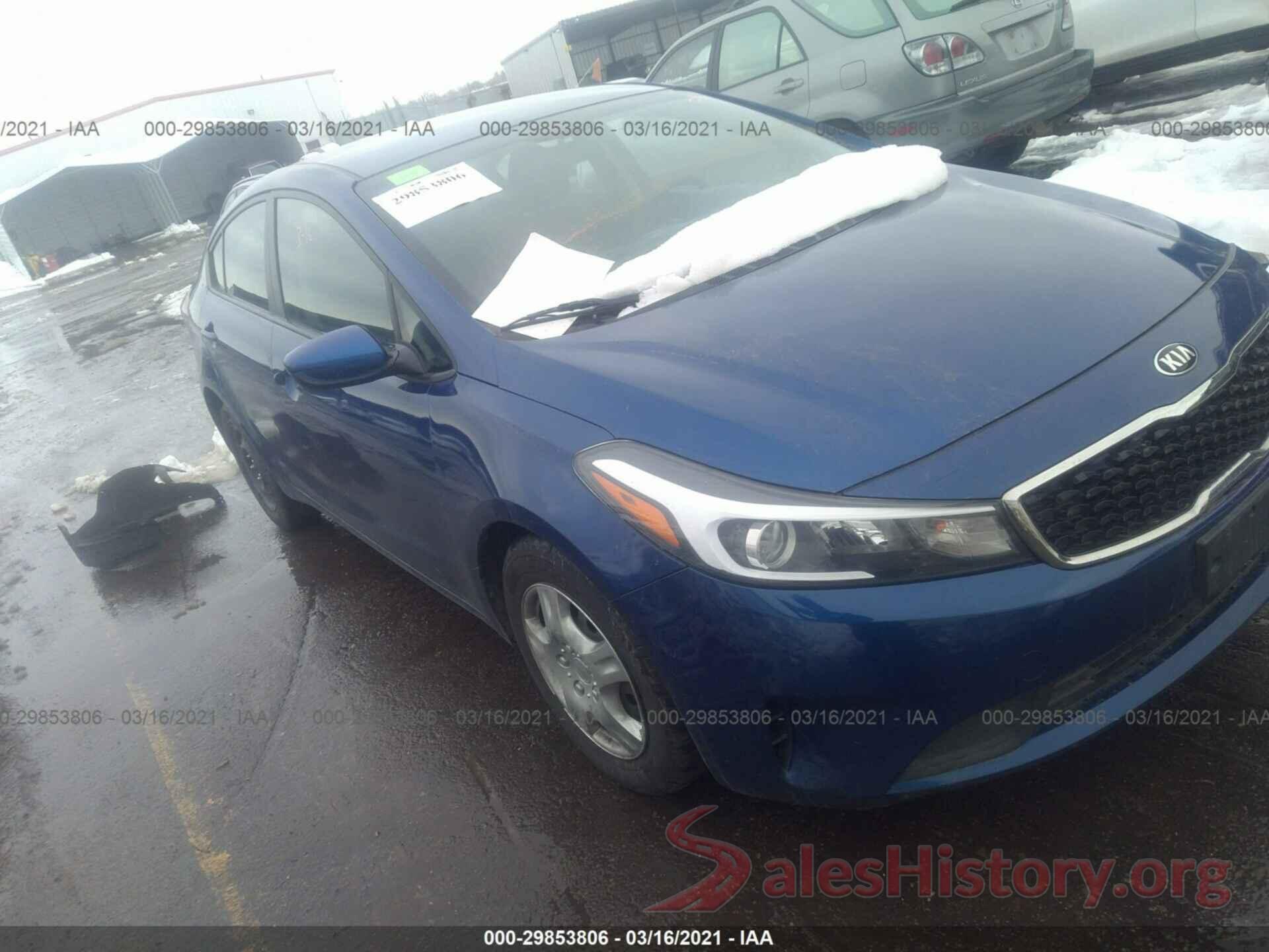 3KPFL4A72JE164847 2018 KIA FORTE