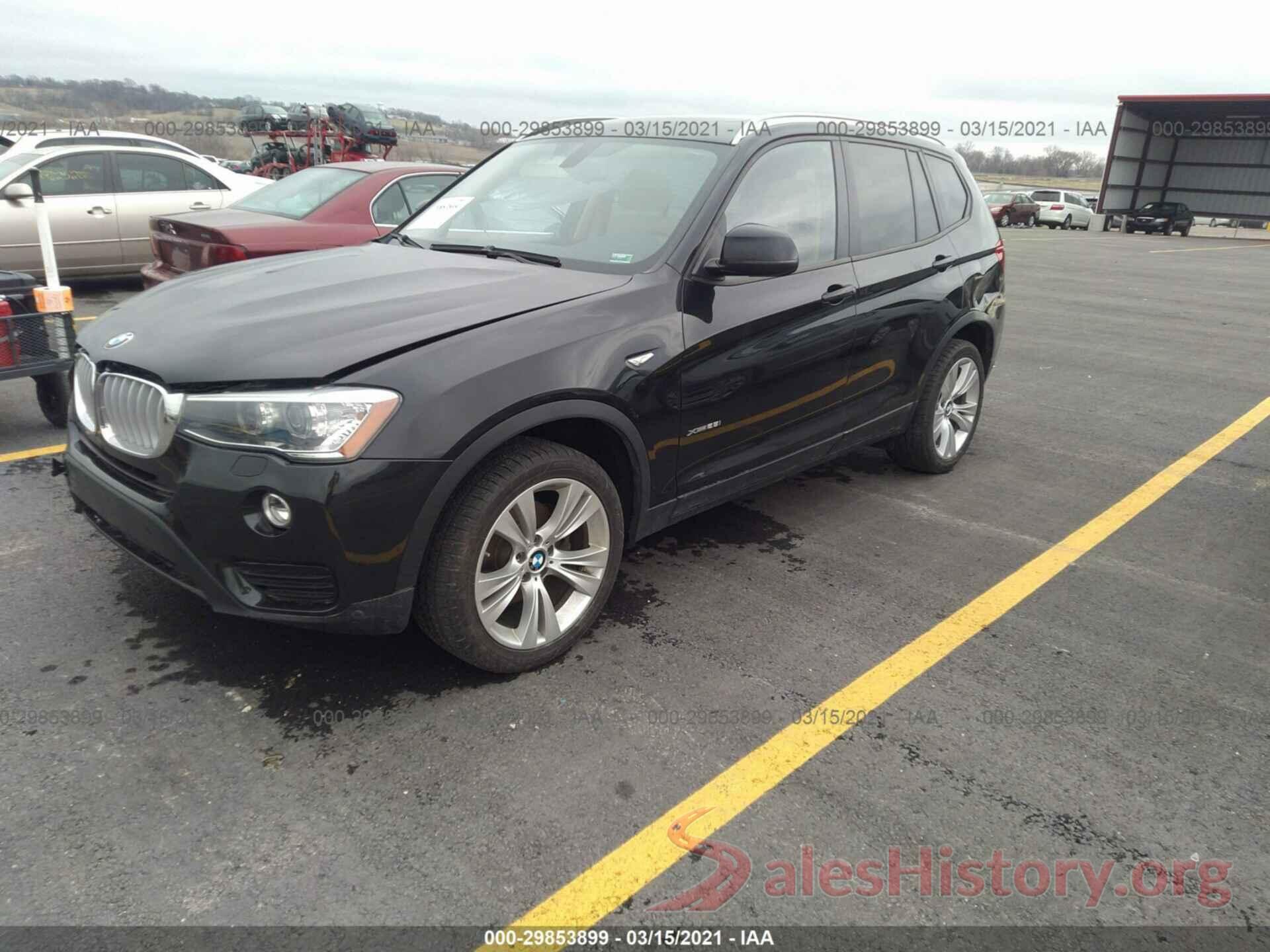 5UXWX9C59G0D89279 2016 BMW X3