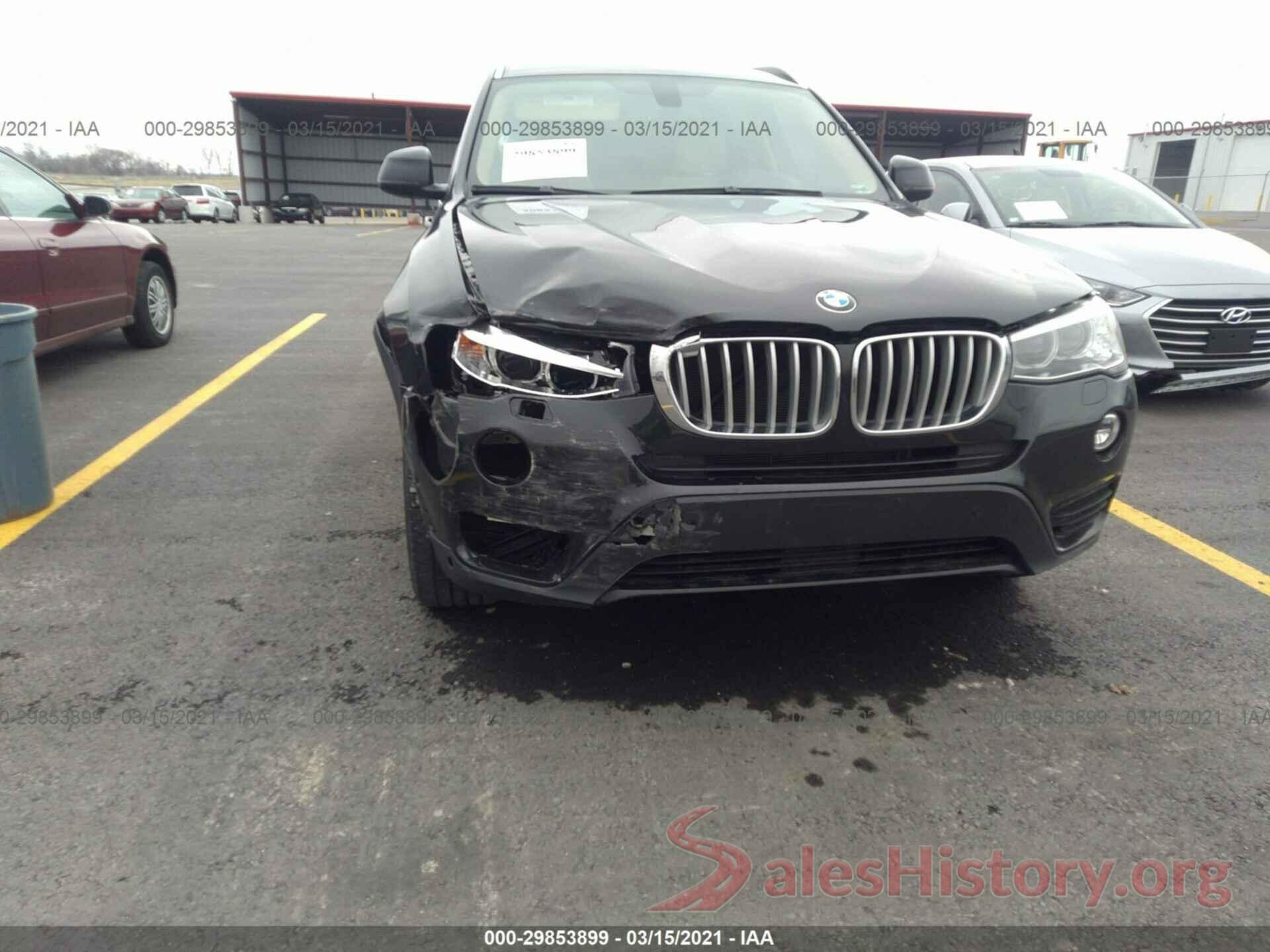 5UXWX9C59G0D89279 2016 BMW X3