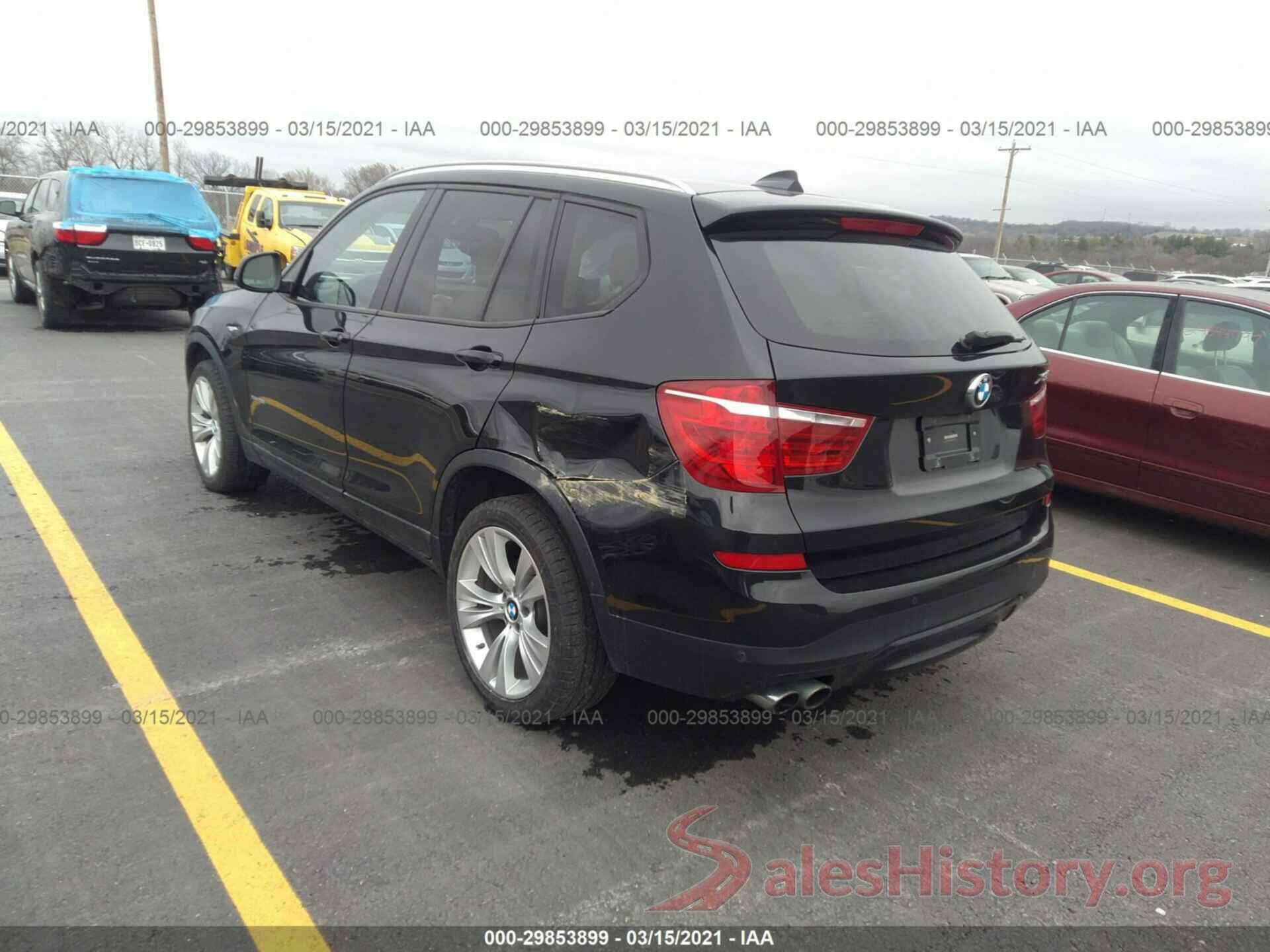 5UXWX9C59G0D89279 2016 BMW X3