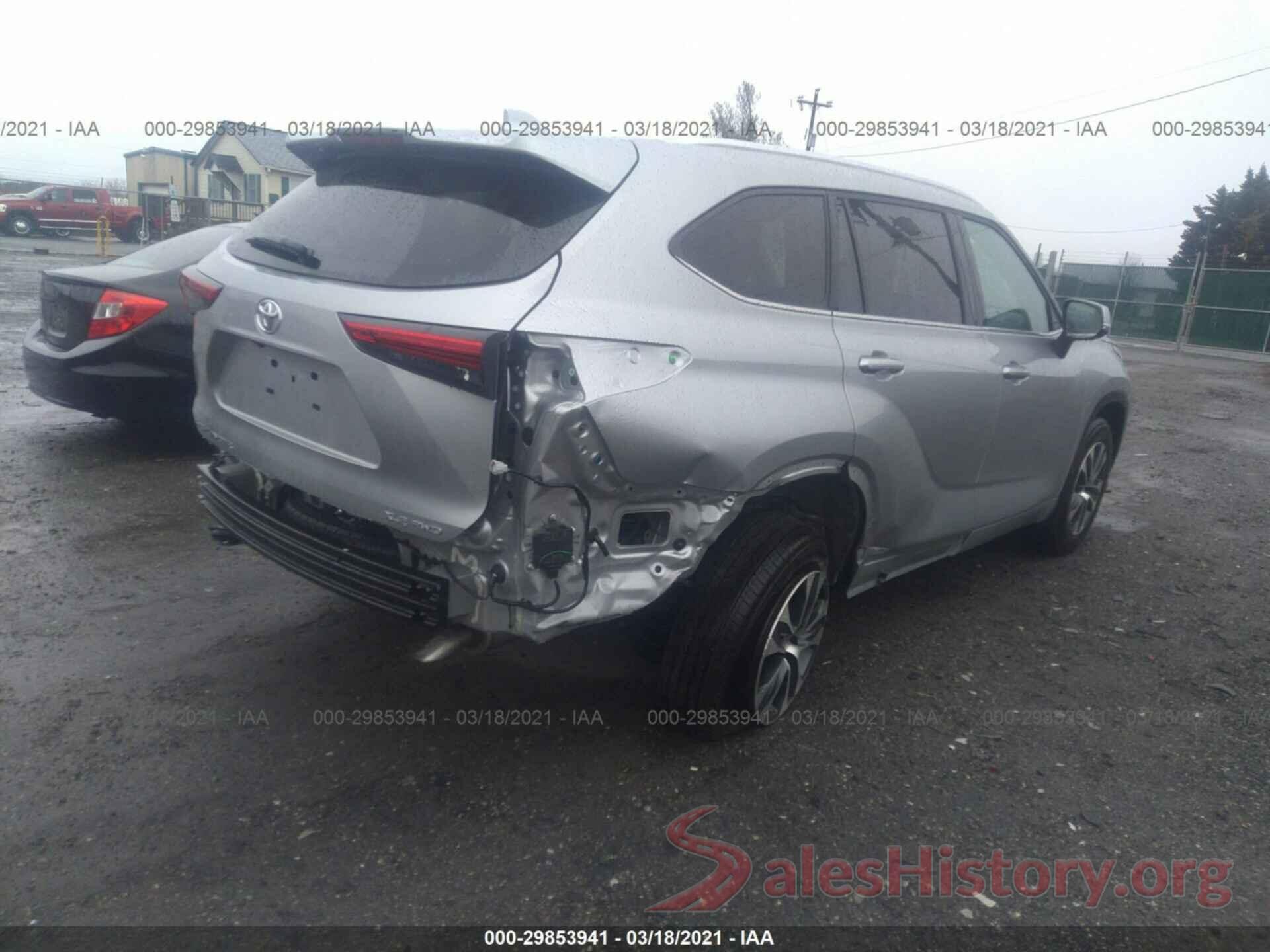 5TDHZRBH3MS078582 2021 TOYOTA HIGHLANDER