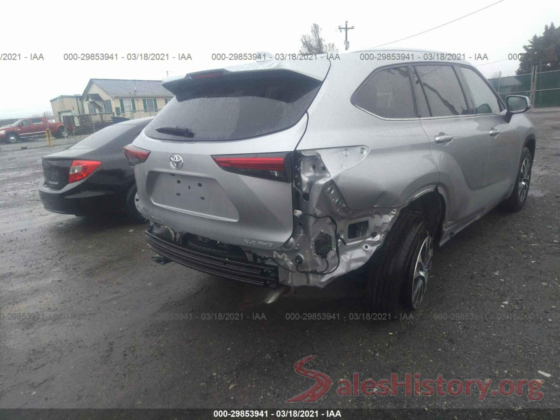 5TDHZRBH3MS078582 2021 TOYOTA HIGHLANDER