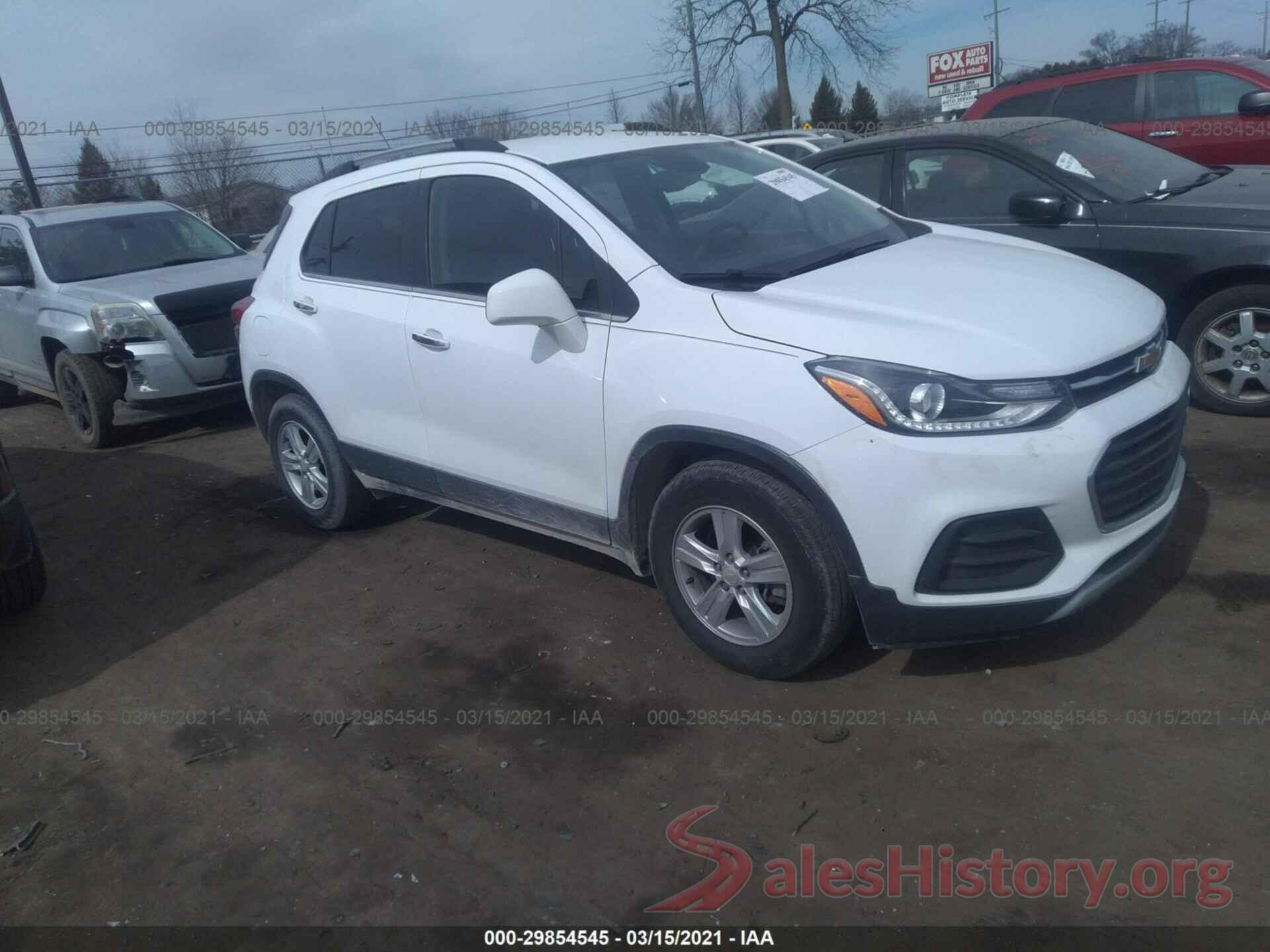 3GNCJLSB6JL321045 2018 CHEVROLET TRAX