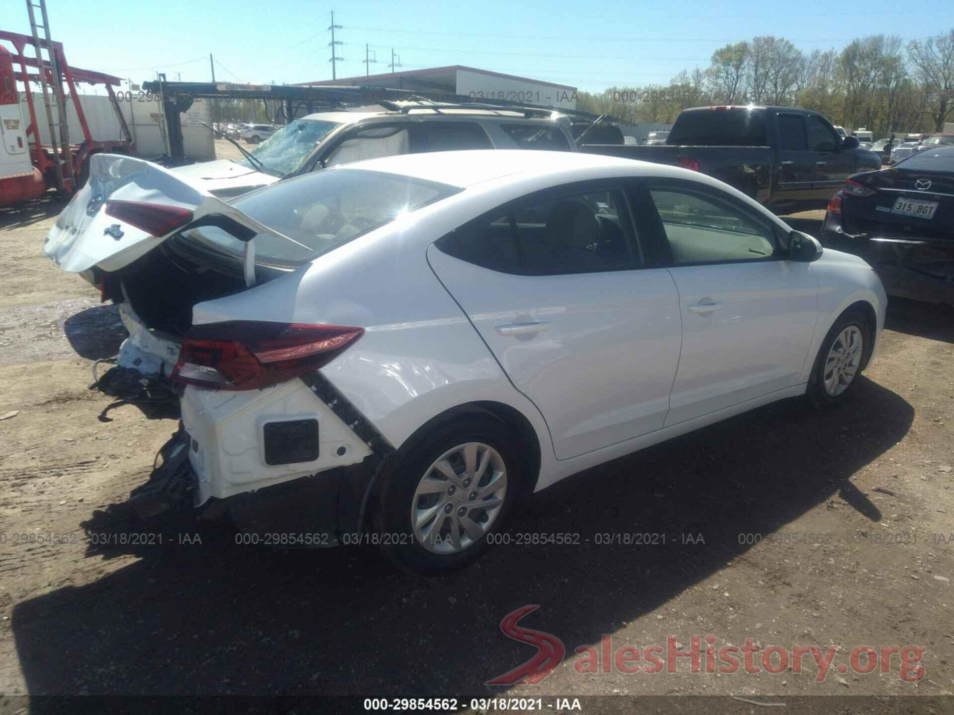 5NPD74LF9LH537011 2020 HYUNDAI ELANTRA