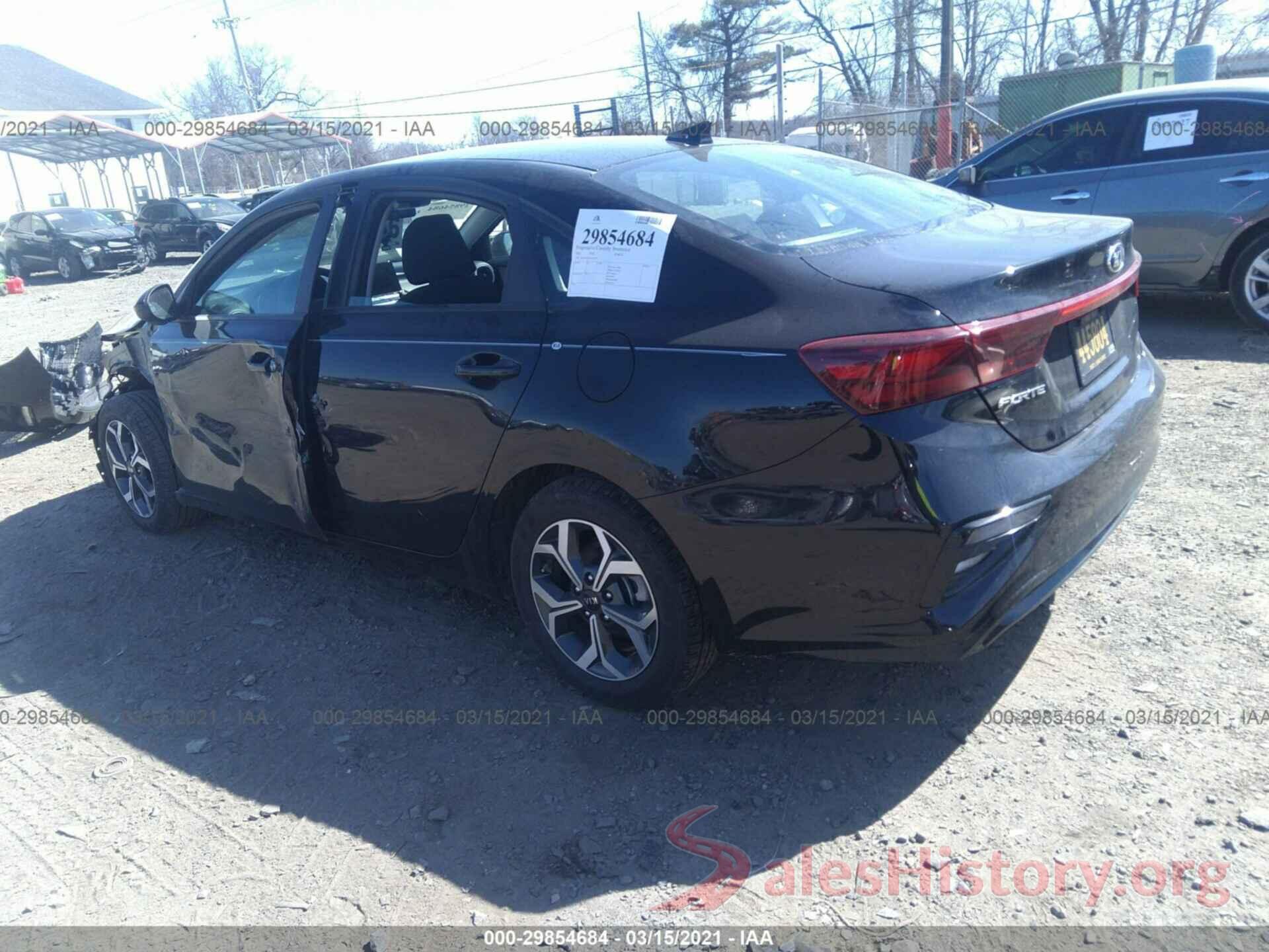 3KPF24AD2LE245522 2020 KIA FORTE