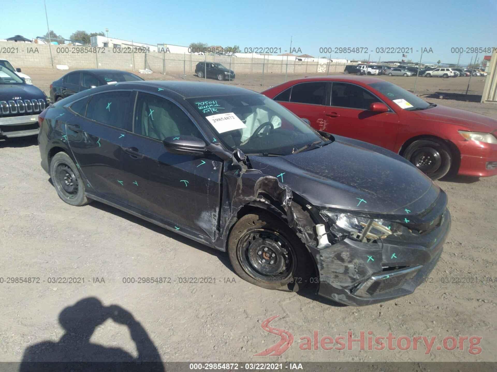 19XFC2F6XLE000656 2020 HONDA CIVIC SEDAN