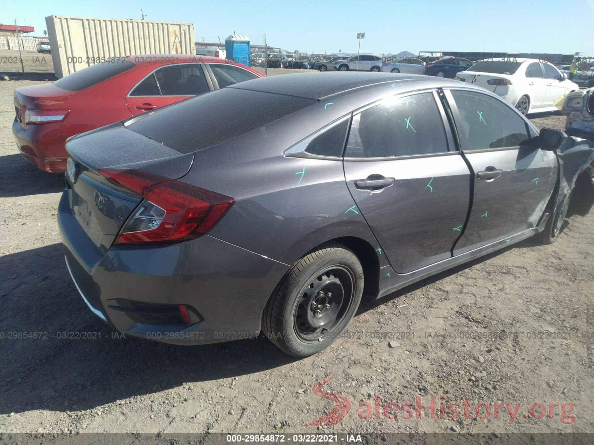 19XFC2F6XLE000656 2020 HONDA CIVIC SEDAN