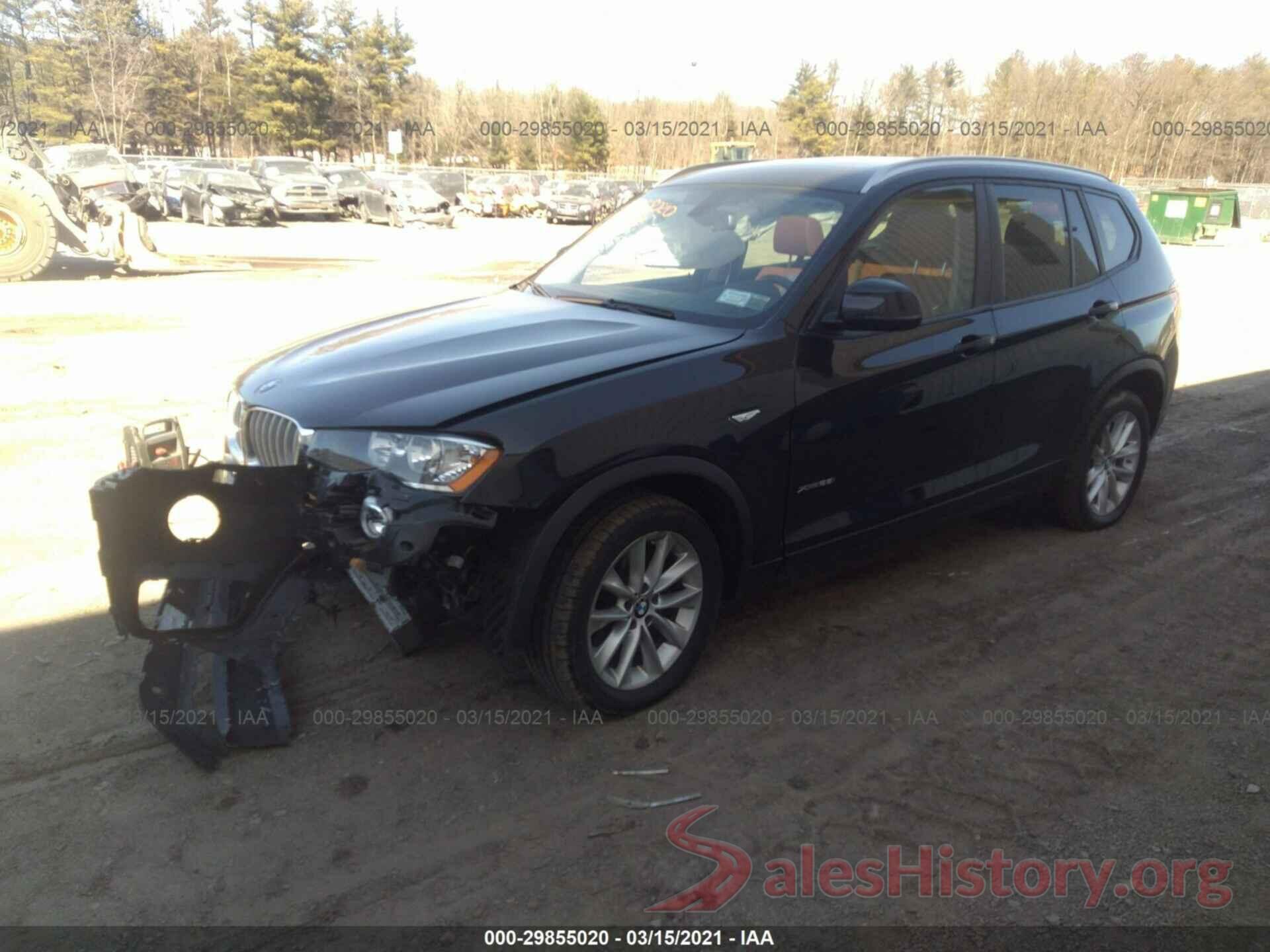 5UXWX9C59H0D98825 2017 BMW X3