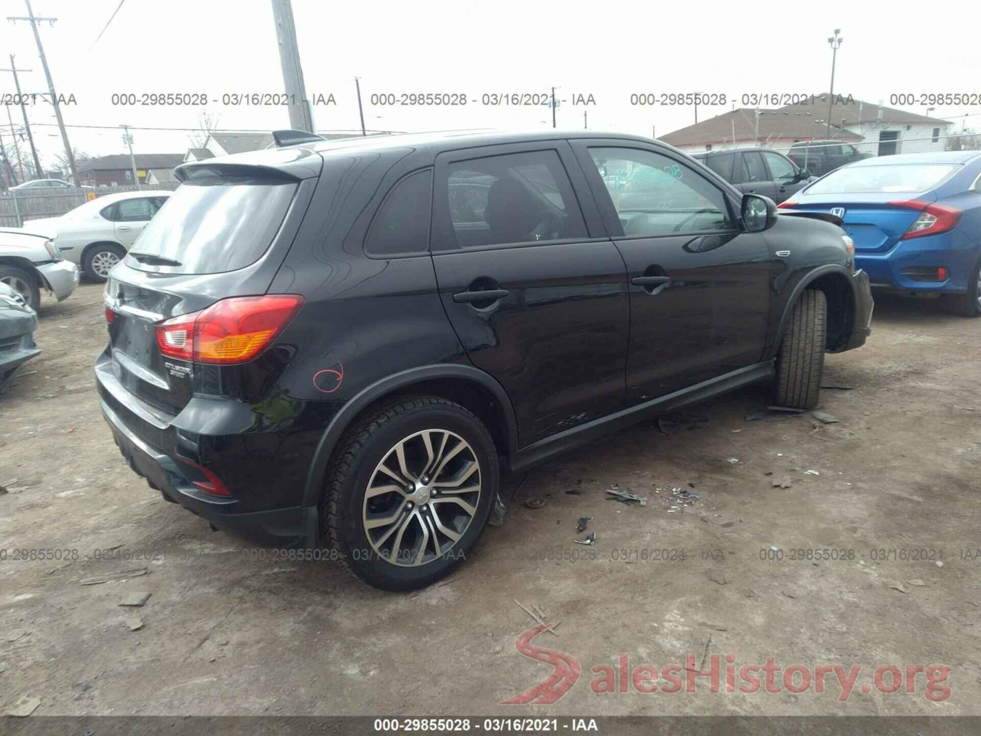 JA4AR3AUXJZ004495 2018 MITSUBISHI OUTLANDER SPORT