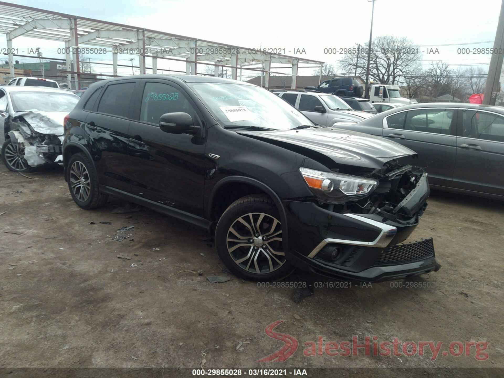 JA4AR3AUXJZ004495 2018 MITSUBISHI OUTLANDER SPORT