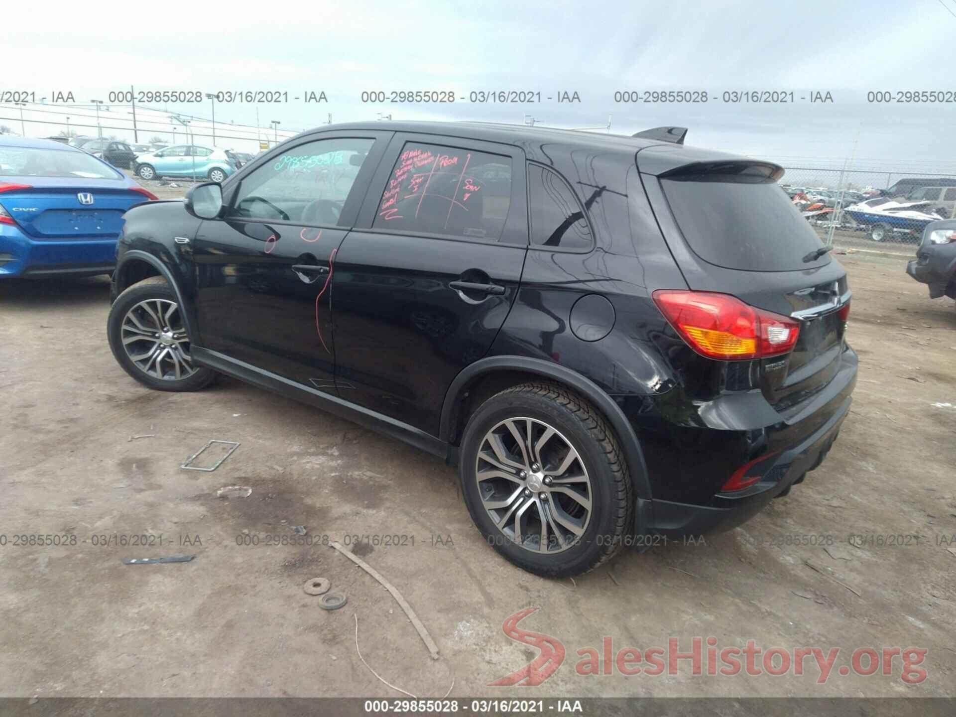 JA4AR3AUXJZ004495 2018 MITSUBISHI OUTLANDER SPORT