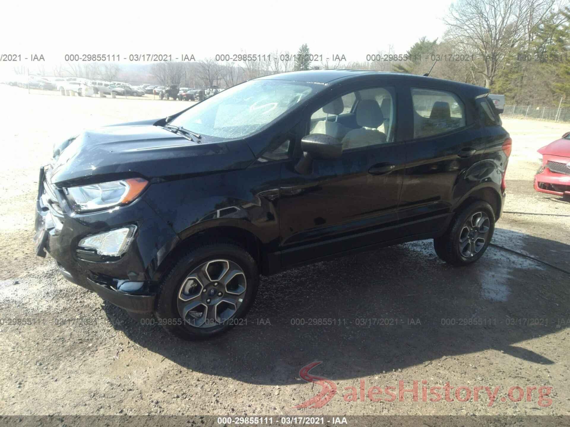 MAJ6S3FL9LC394453 2020 FORD ECOSPORT