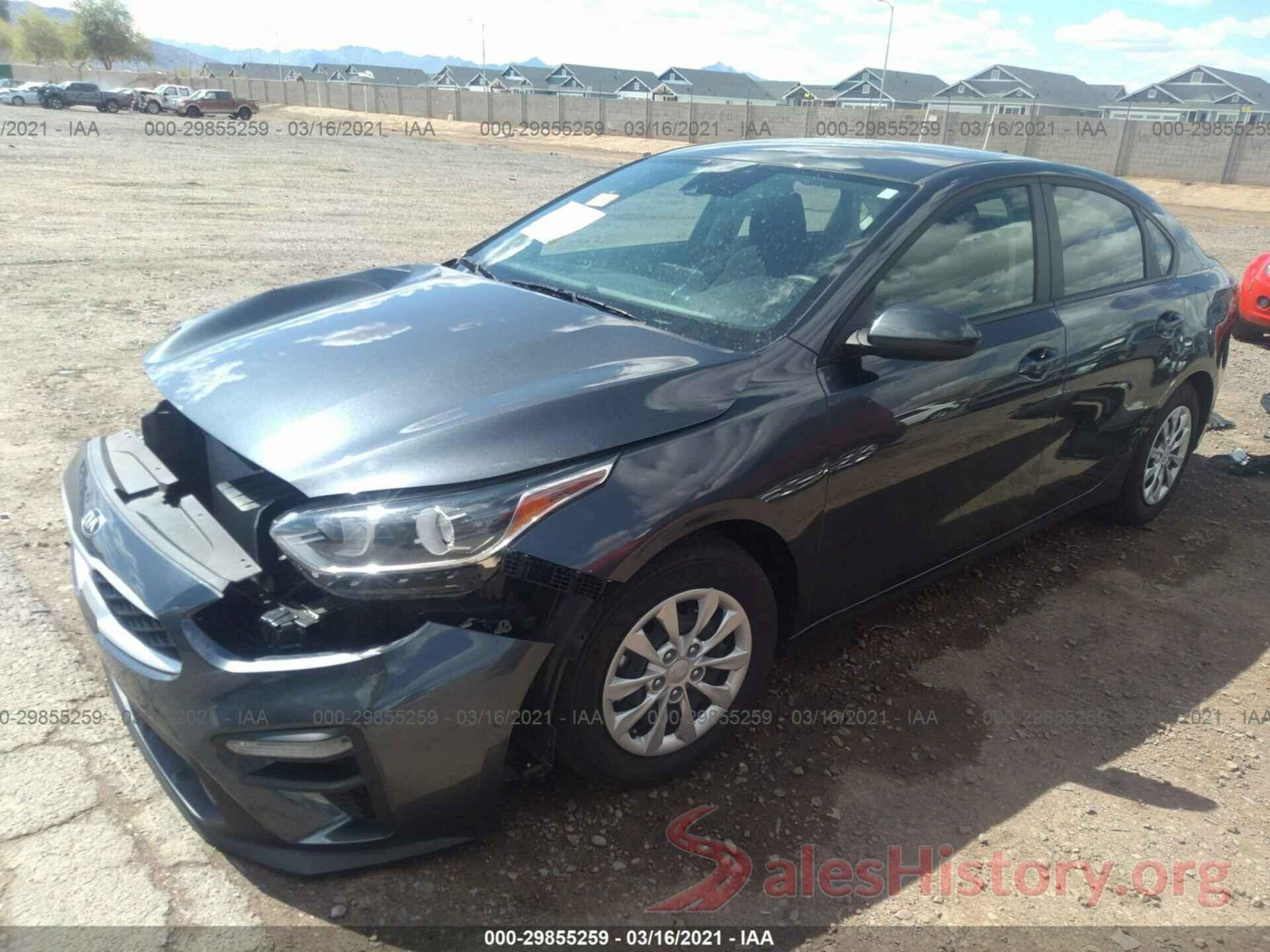 3KPF24AD1LE249853 2020 KIA FORTE