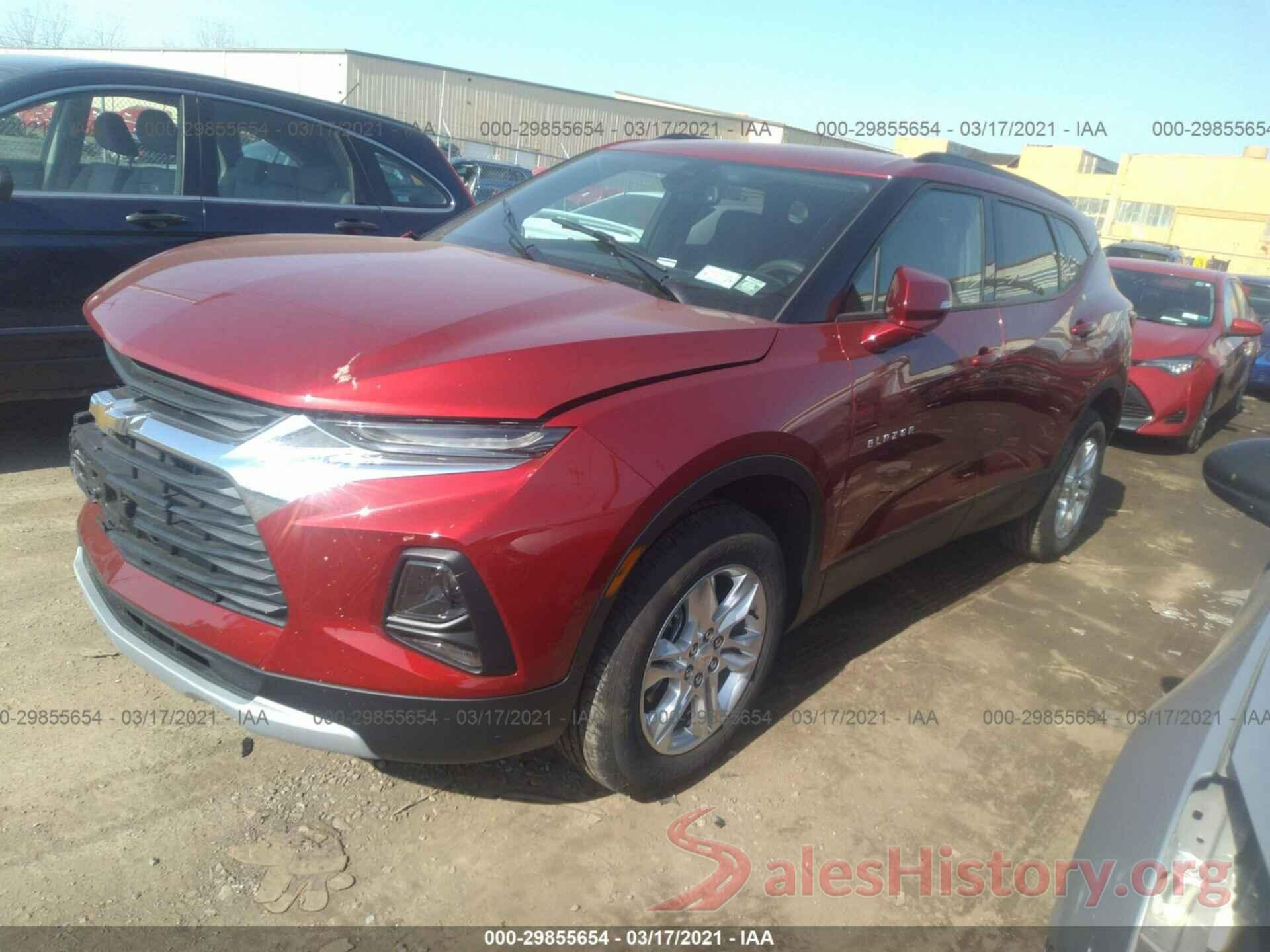 3GNKBHR42MS529365 2021 CHEVROLET BLAZER