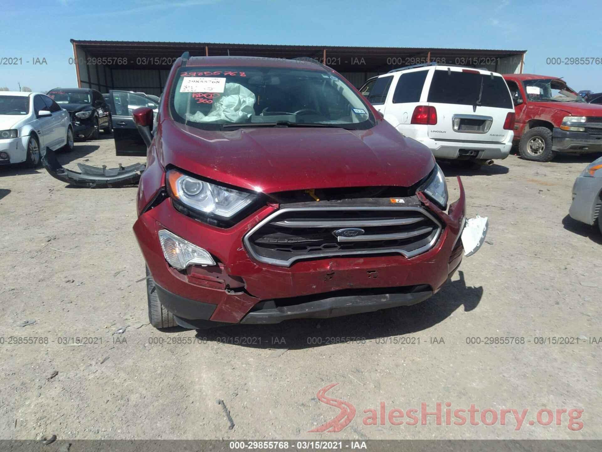 MAJ3P1TE3JC234922 2018 FORD ECOSPORT