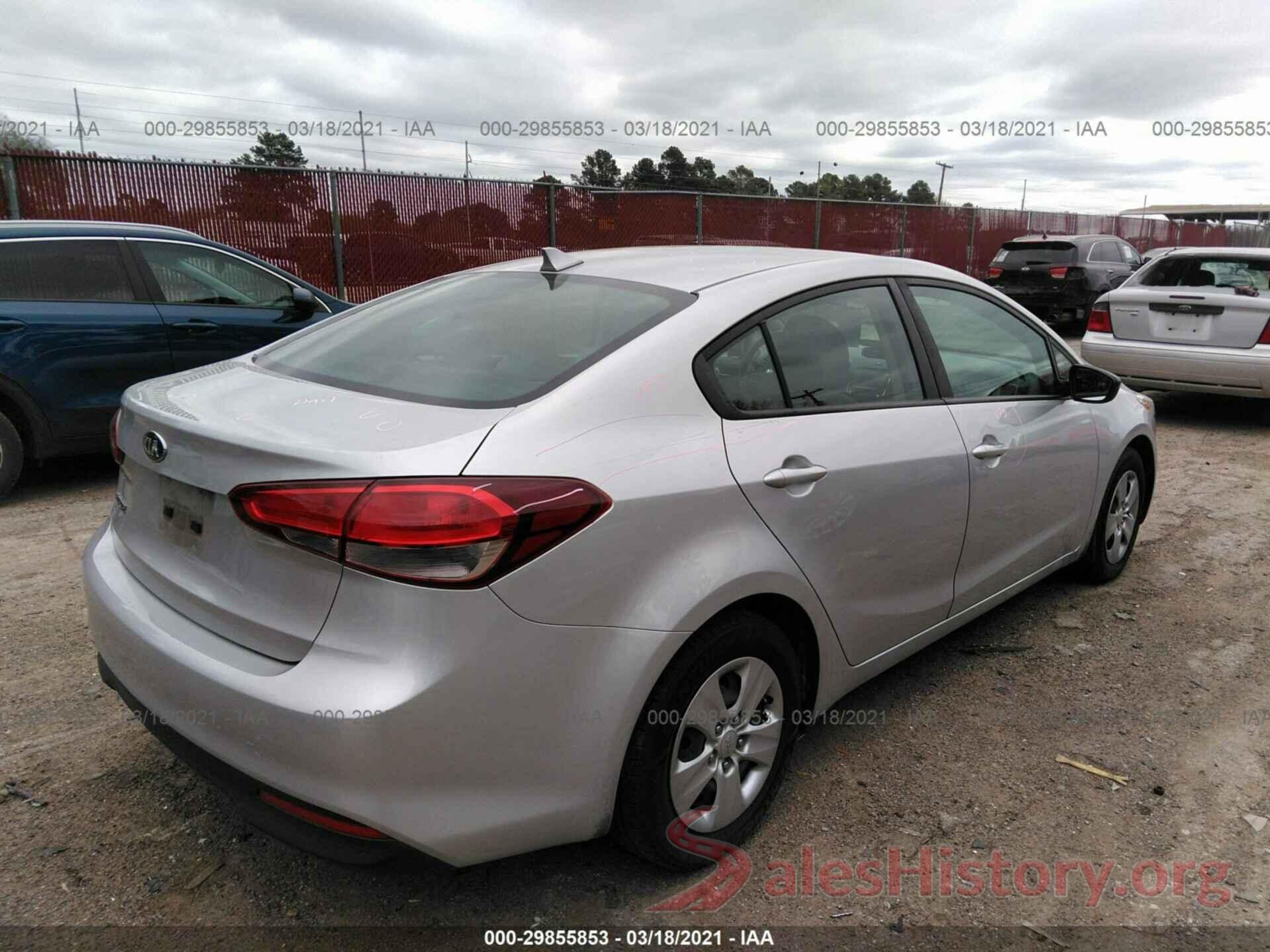 3KPFK4A7XHE016250 2017 KIA FORTE