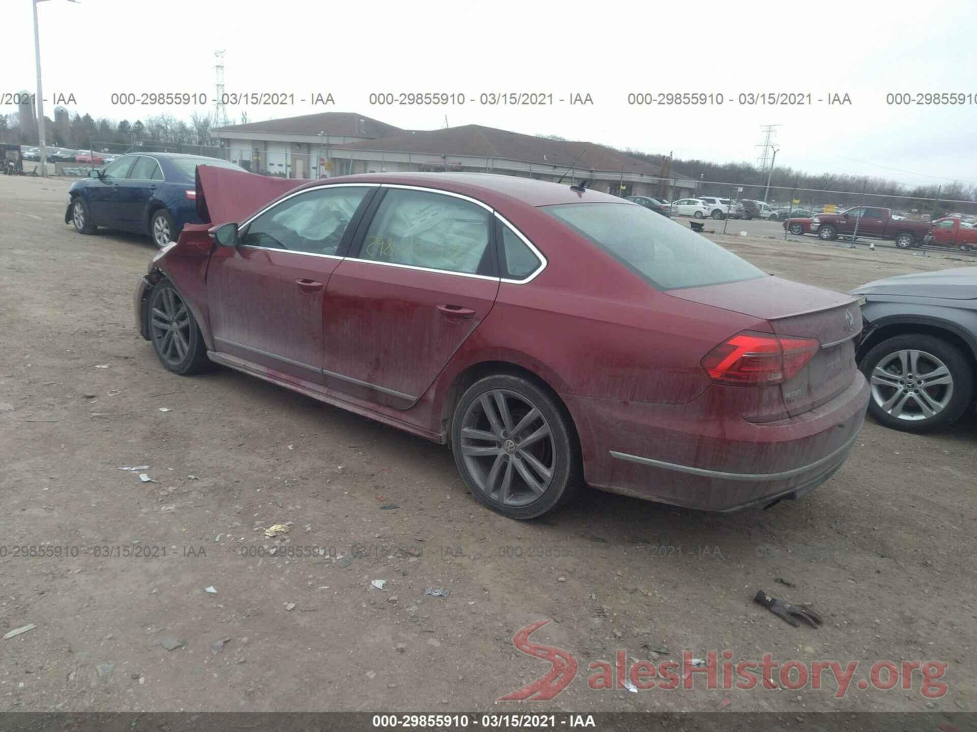 1VWAS7A31GC056552 2016 VOLKSWAGEN PASSAT