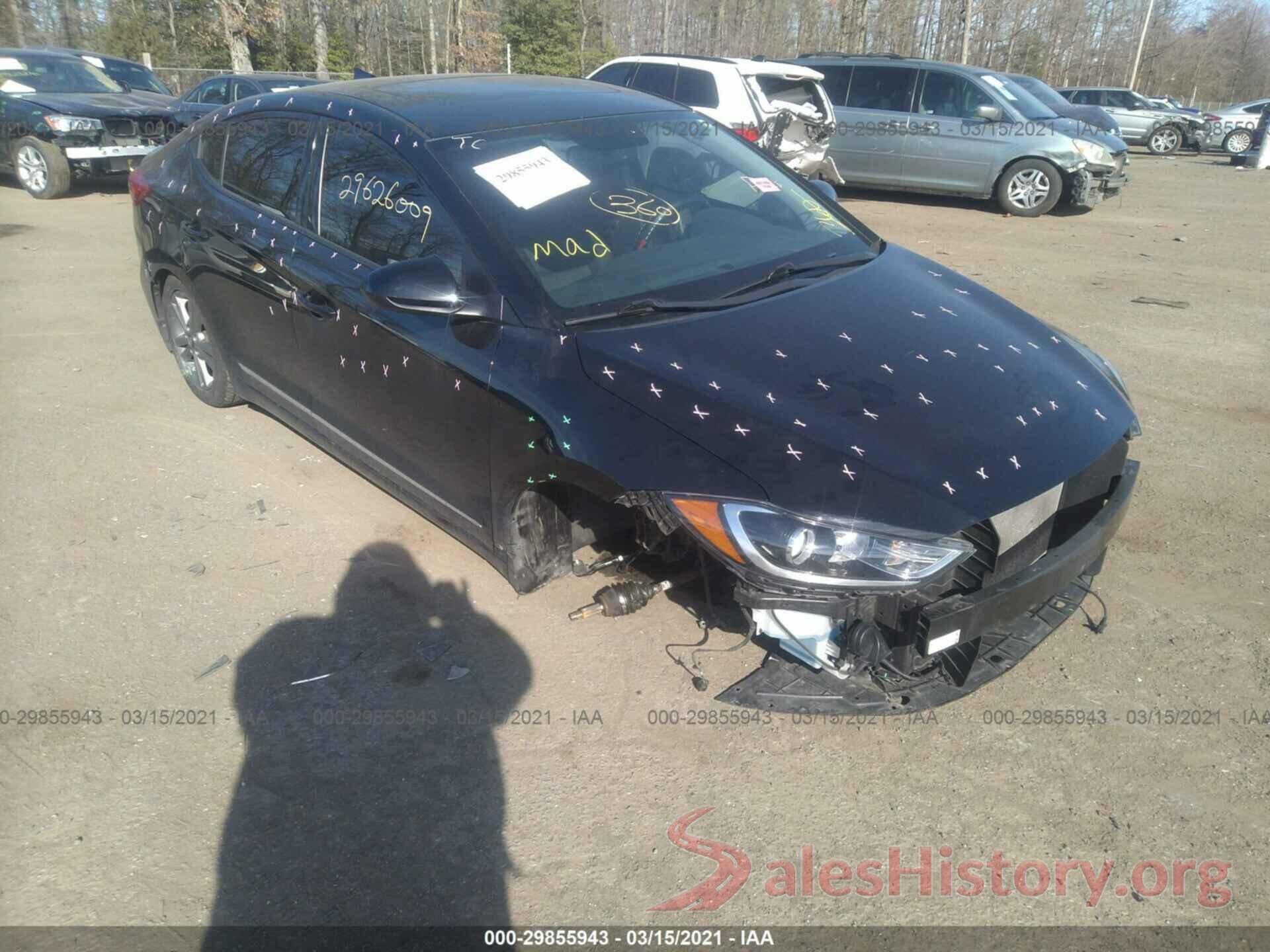 5NPD84LF7JH240989 2018 HYUNDAI ELANTRA