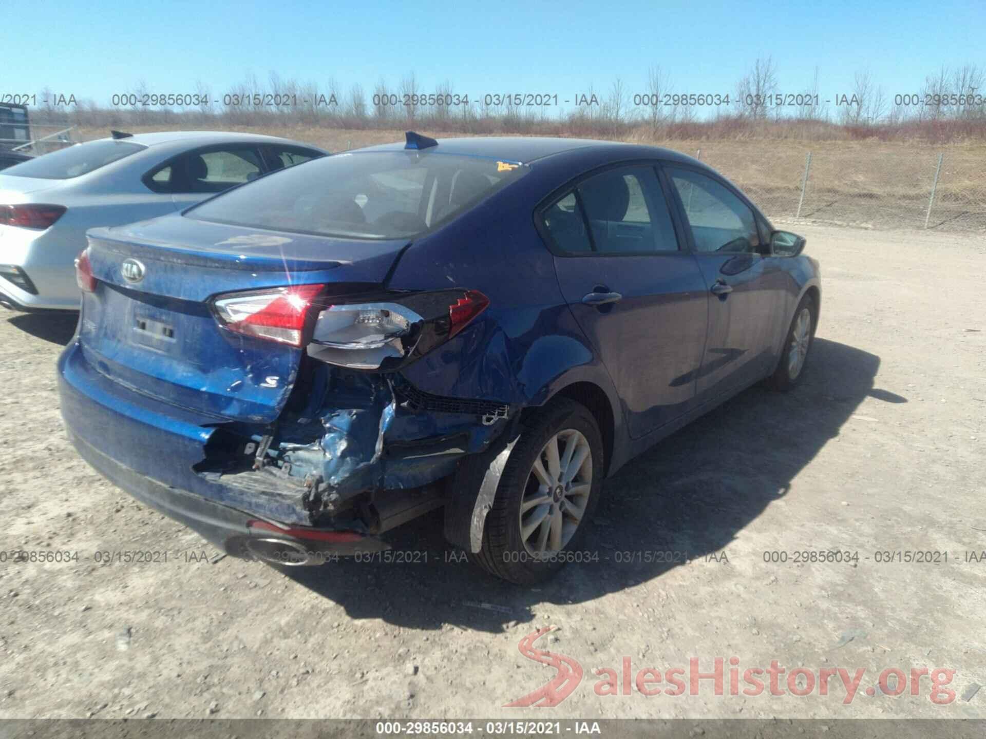 3KPFL4A76HE054359 2017 KIA FORTE