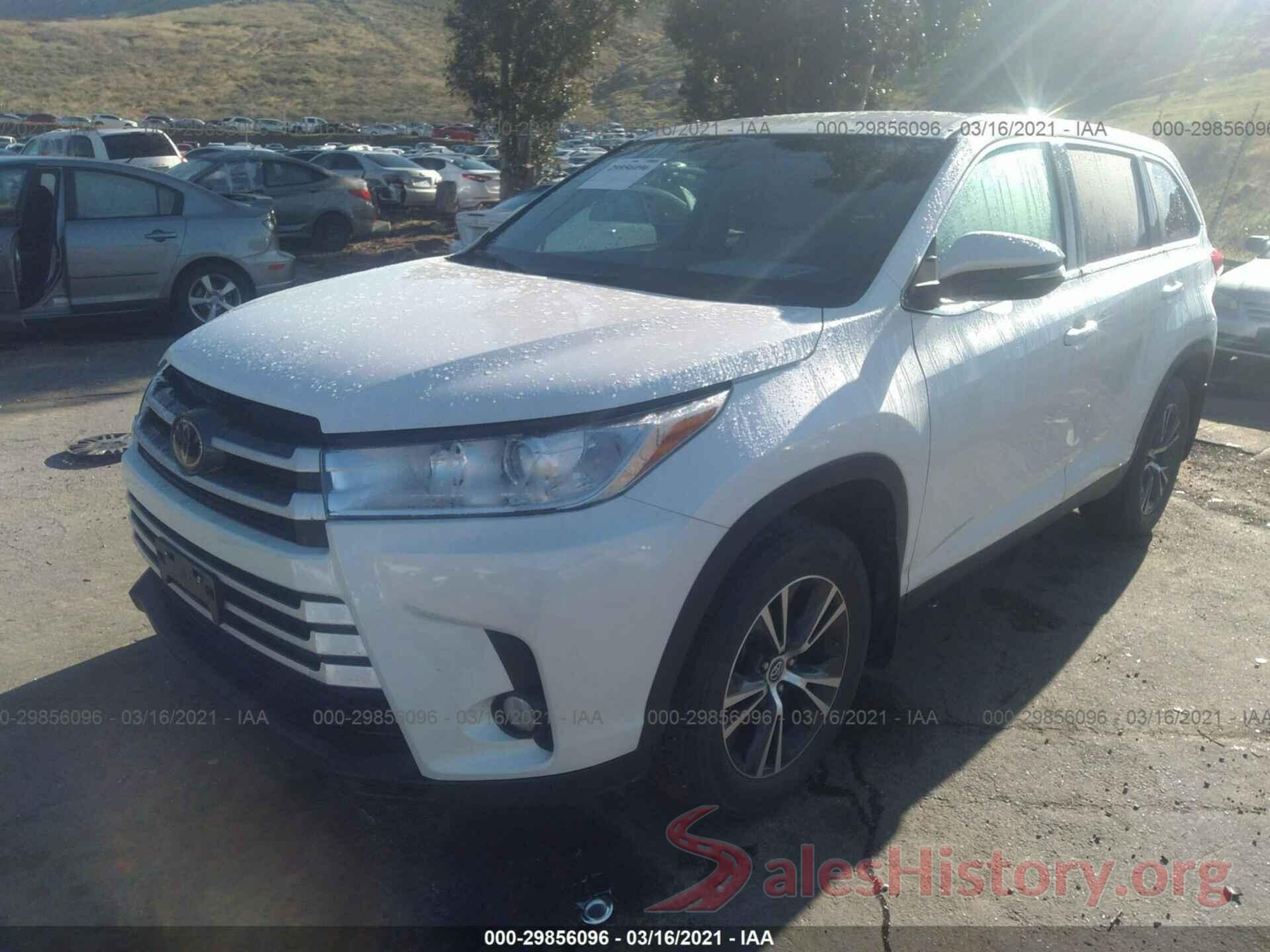 5TDBZRFH8KS946833 2019 TOYOTA HIGHLANDER