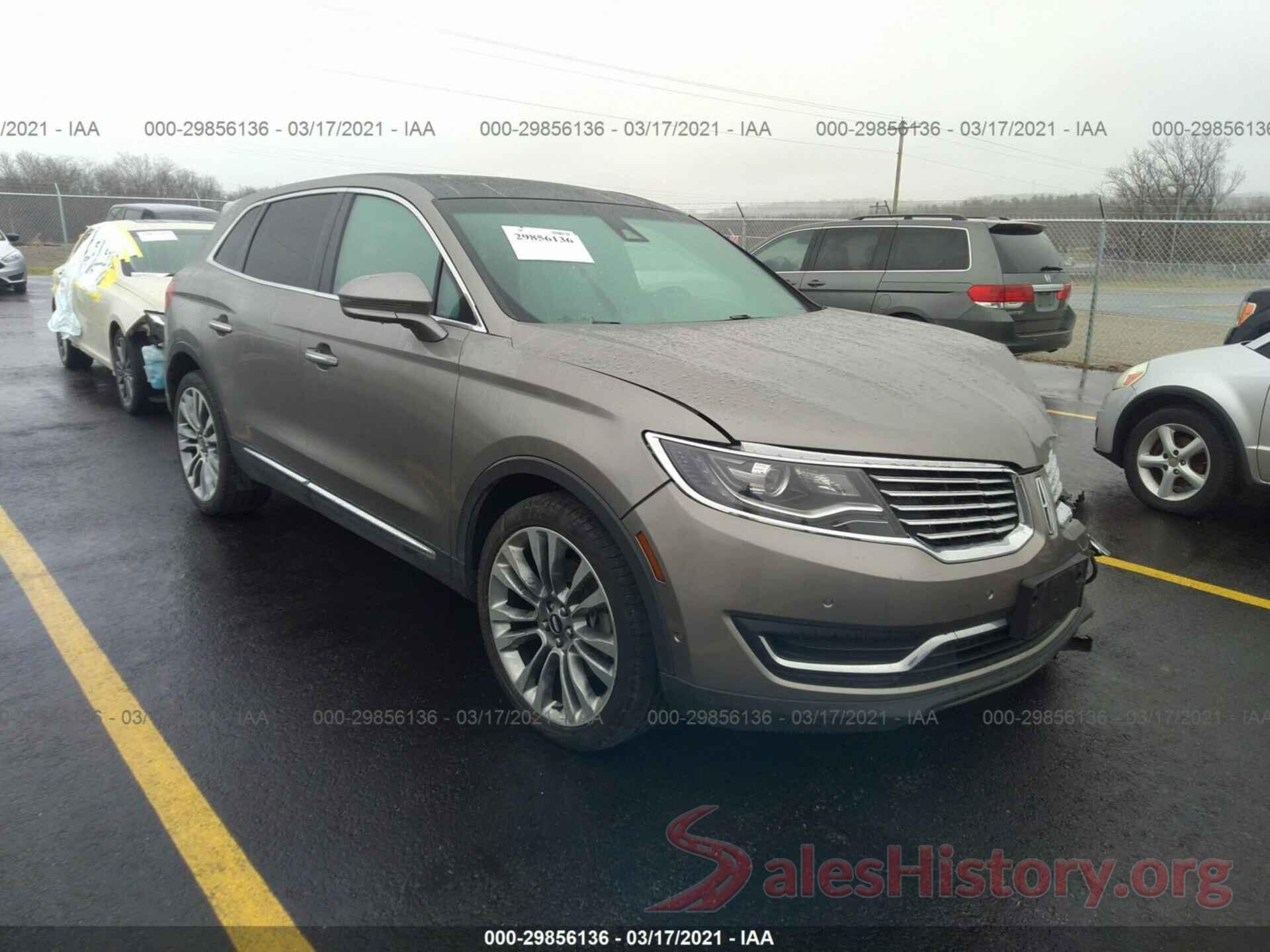 2LMTJ8LP9GBL48616 2016 LINCOLN MKX