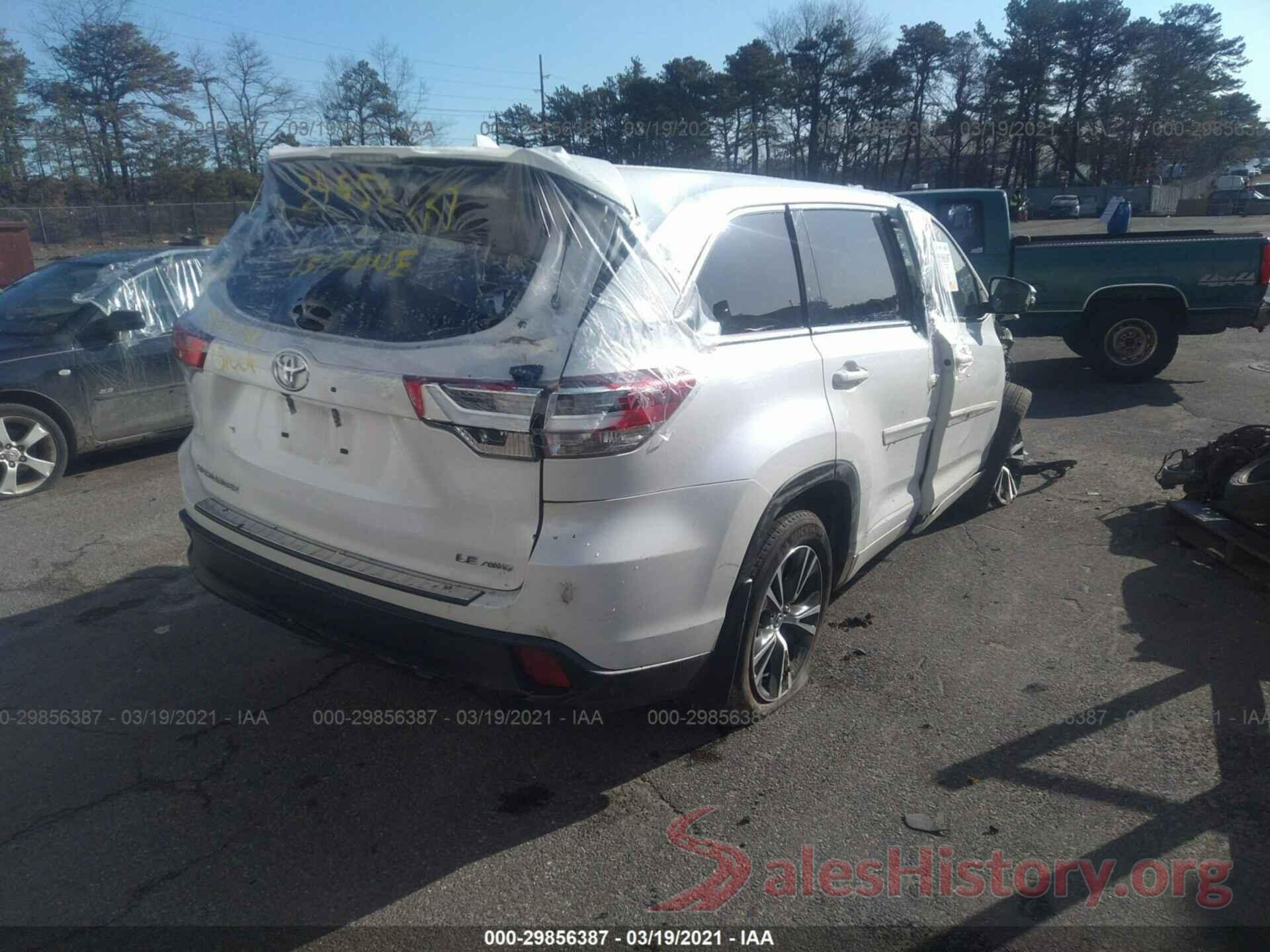 5TDBZRFH1JS845096 2018 TOYOTA HIGHLANDER