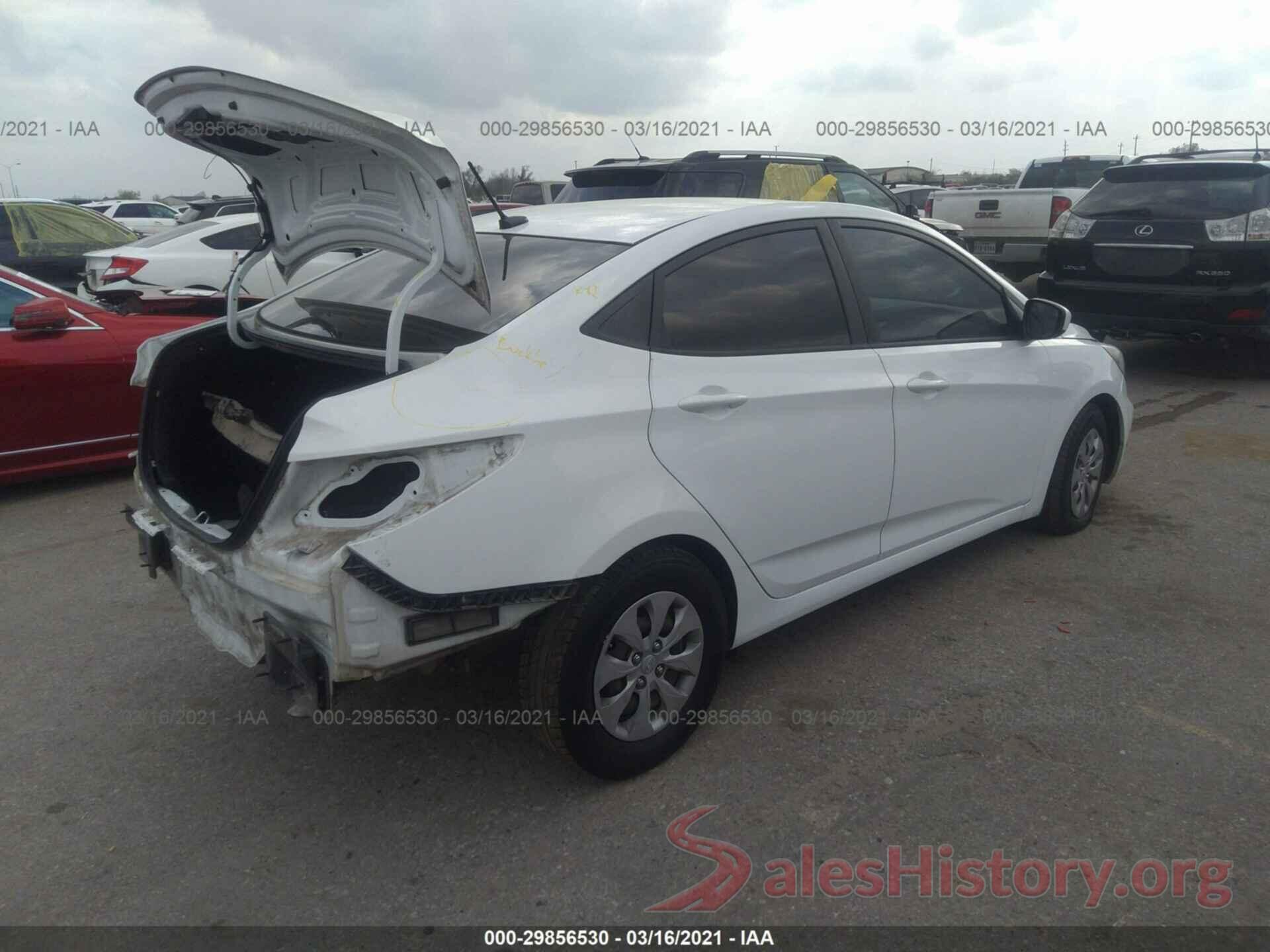 KMHCT4AE4GU990641 2016 HYUNDAI ACCENT