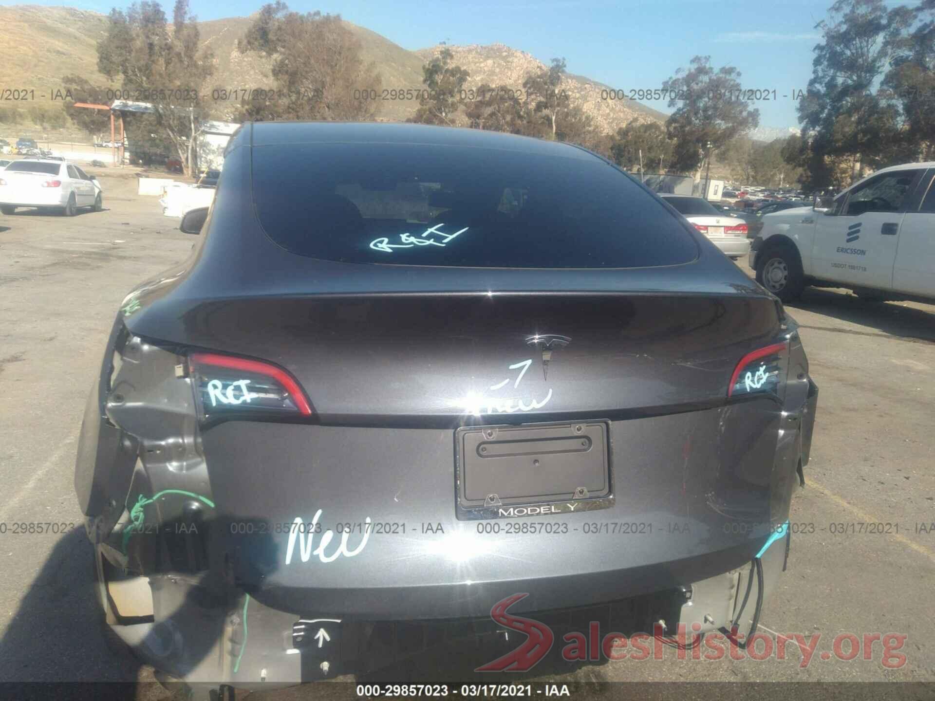 5YJYGDED9MF103104 2021 TESLA MODEL Y