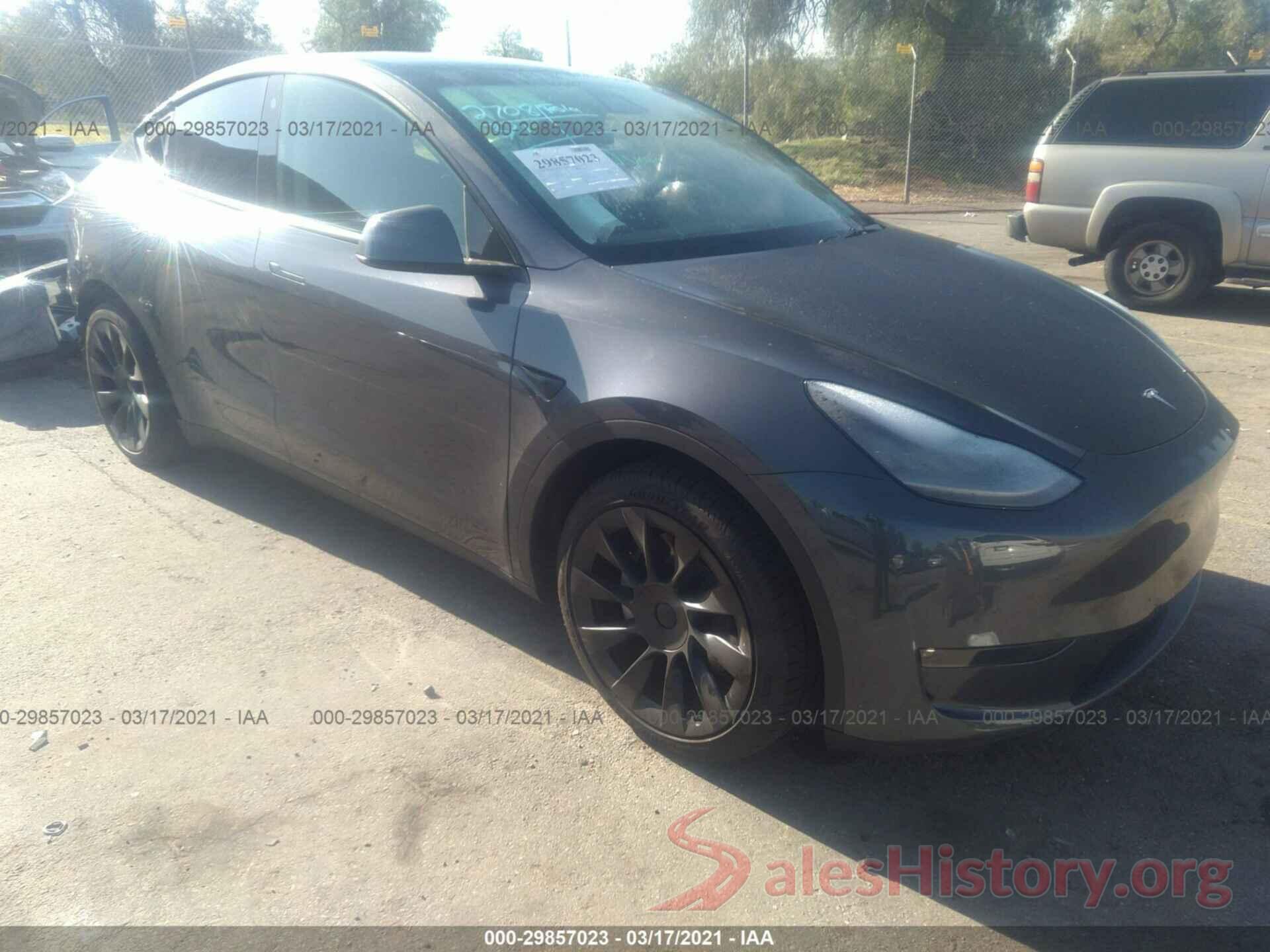 5YJYGDED9MF103104 2021 TESLA MODEL Y