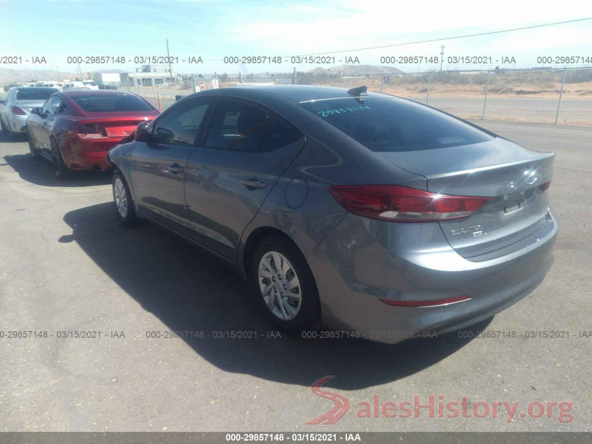 KMHD74LF1HU082101 2017 HYUNDAI ELANTRA